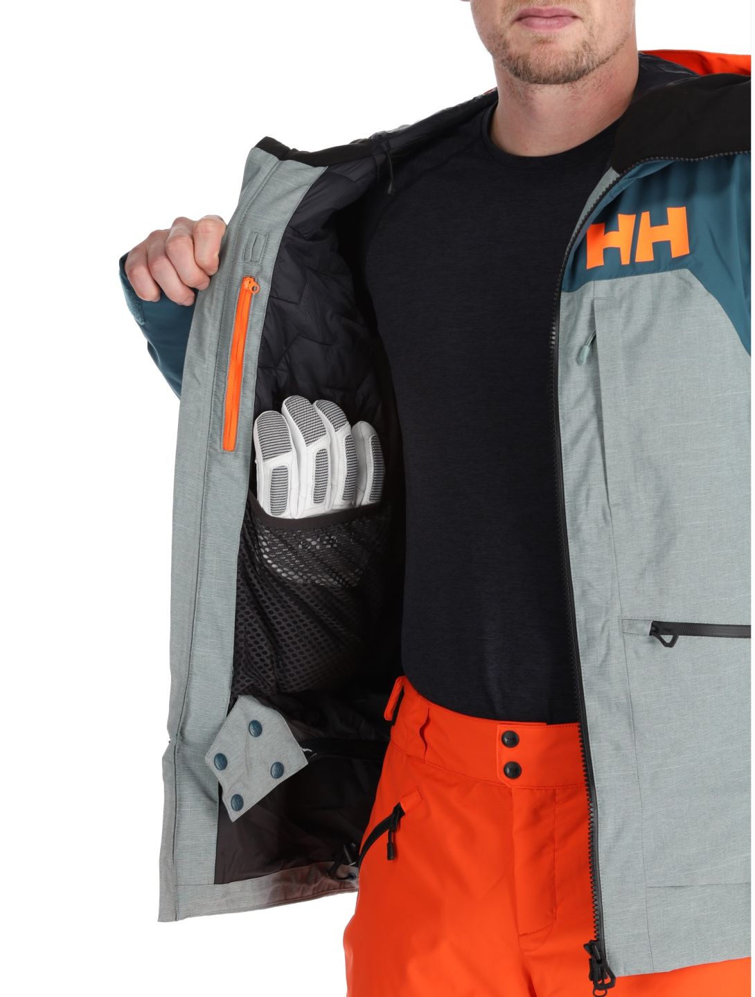 Helly Hansen, Straightline Lifaloft 2.0 Jkt Skijacke Herren Dark Creek grün 