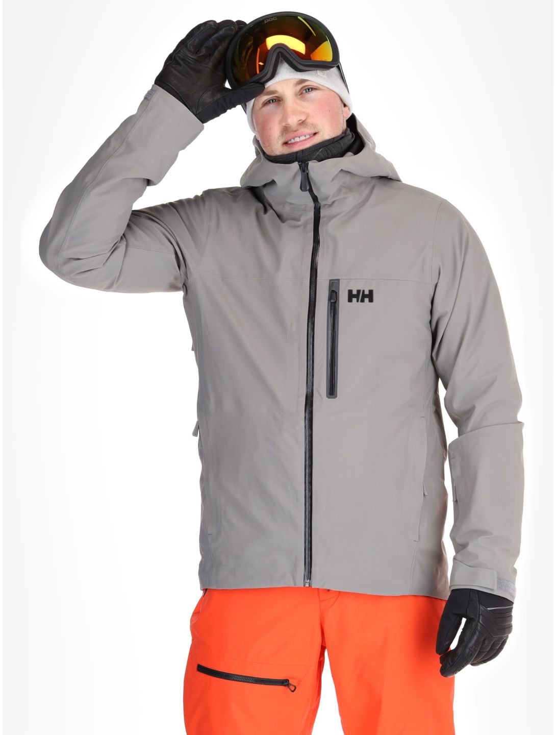 Helly Hansen, Swift 3L Shell Hardshell Skijacke Herren Concrete grau 