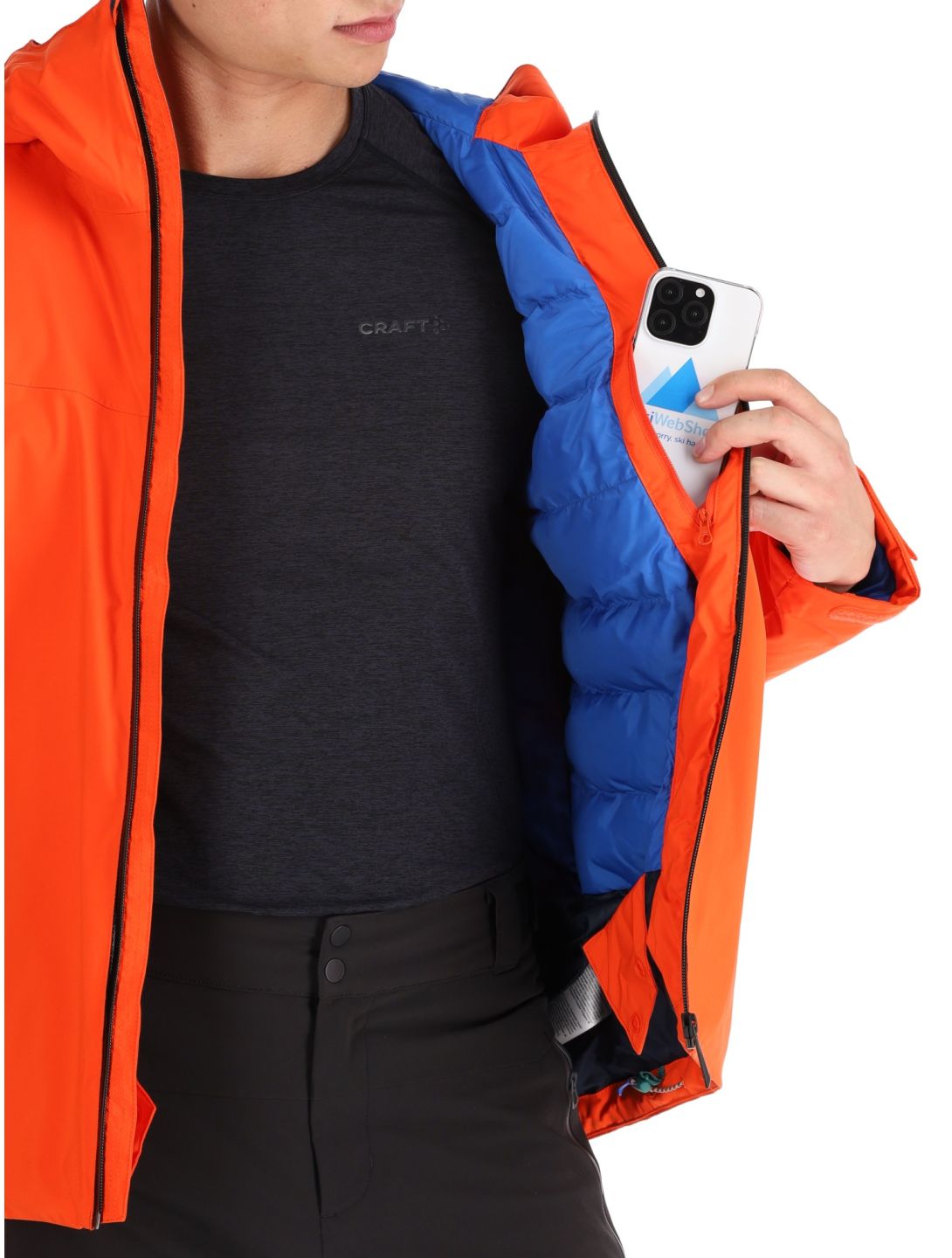 Helly Hansen, Swift Team Skijacke Herren Cherry Tomato orange 