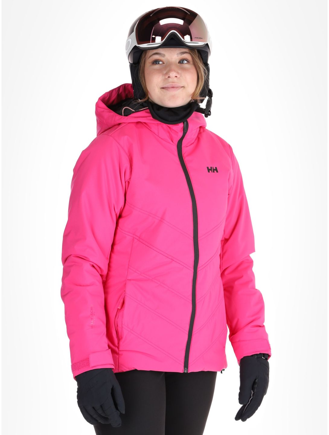 Helly Hansen, W Alpine Insulated Skijacke Damen Dragon Fruit Black rosa, schwarz 