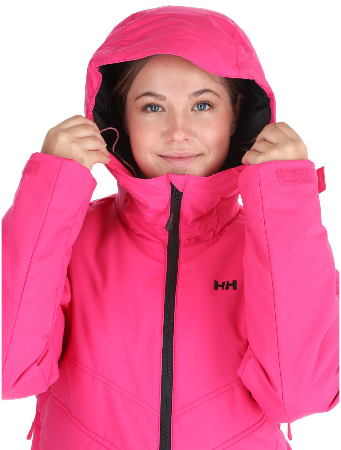 Helly Hansen, W Alpine Insulated Skijacke Damen Dragon Fruit Black rosa, schwarz 