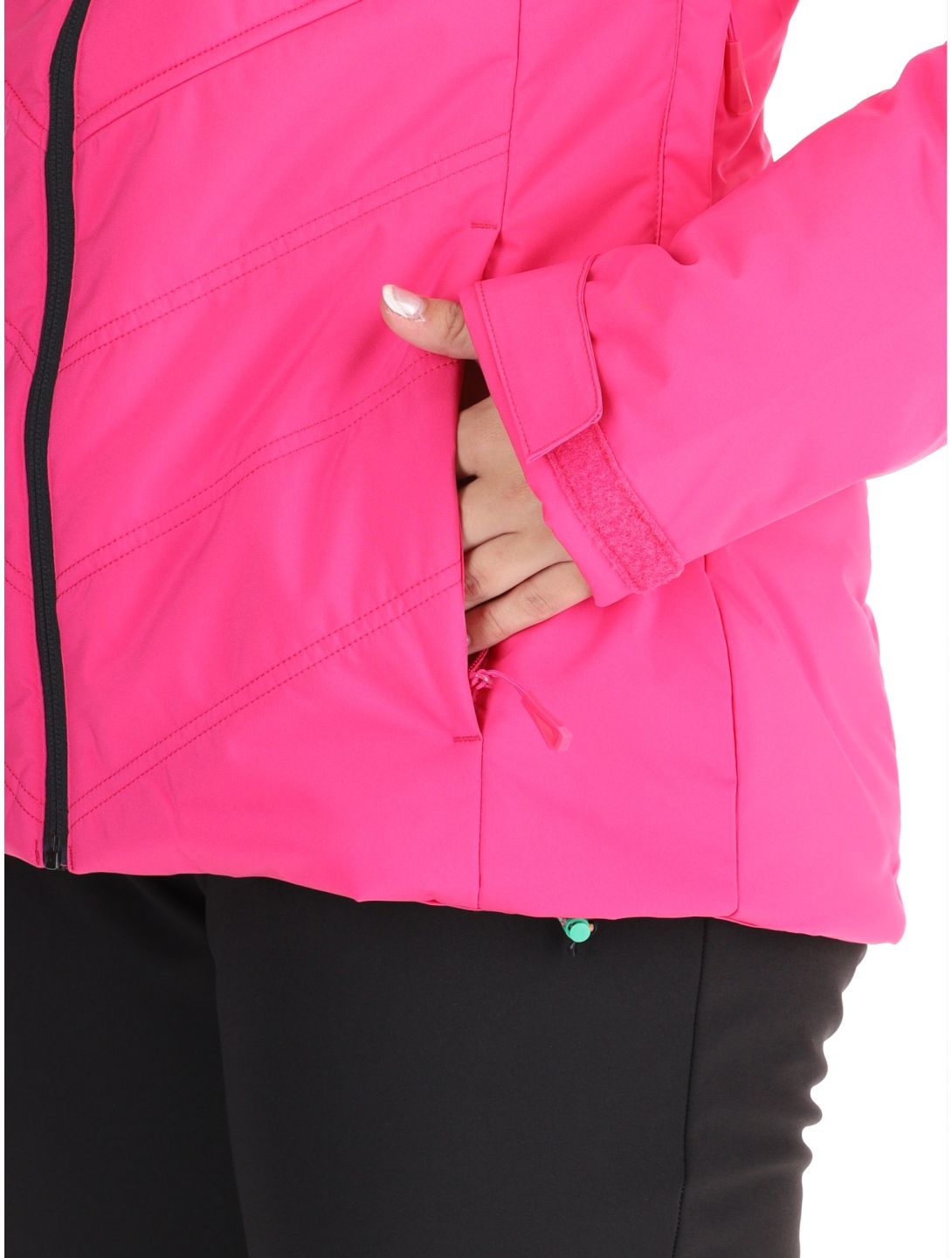 Helly Hansen, W Alpine Insulated Skijacke Damen Dragon Fruit Black rosa, schwarz 