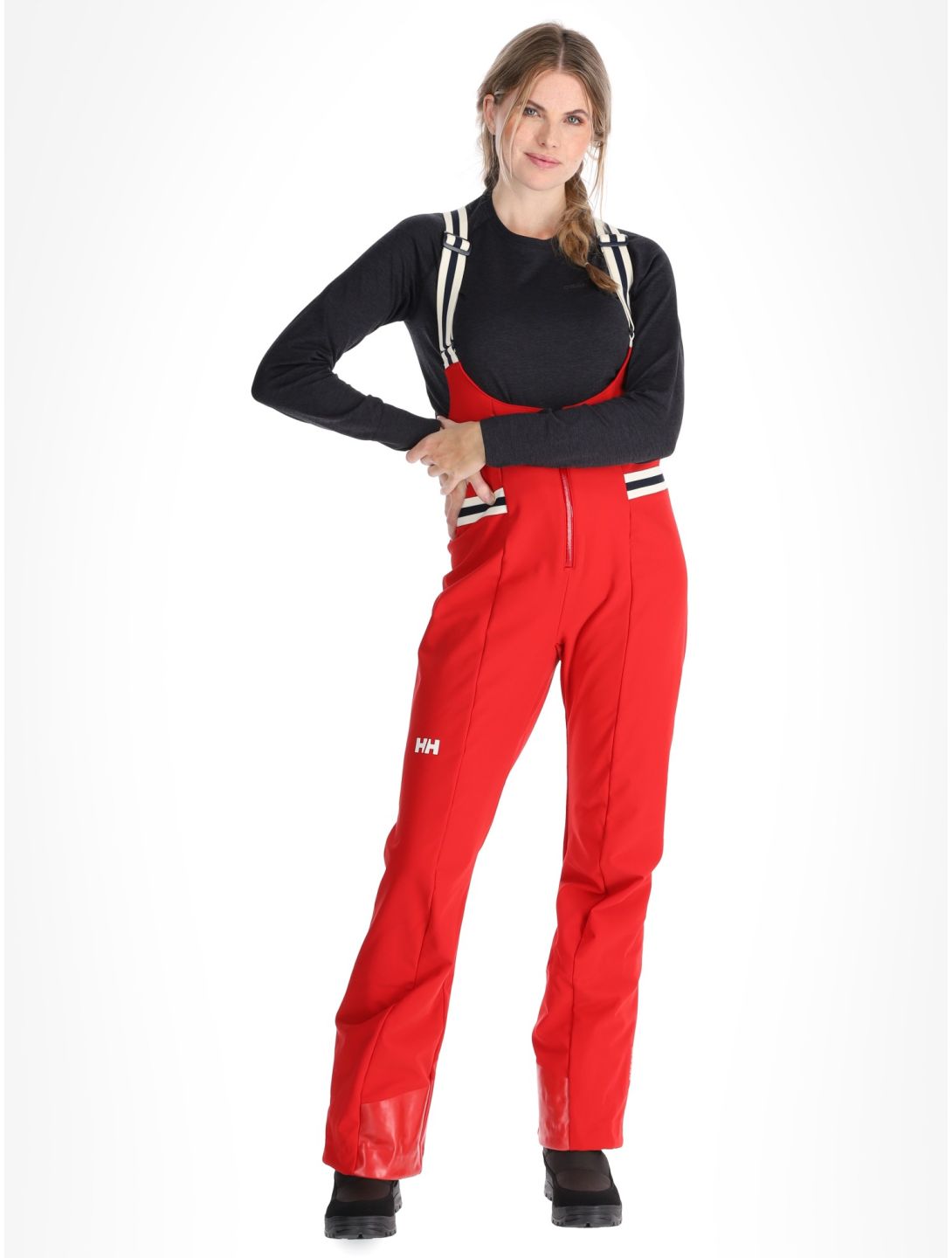 Helly Hansen, W Avanti Softshell Bib Softshell Skihose Damen Red rot 