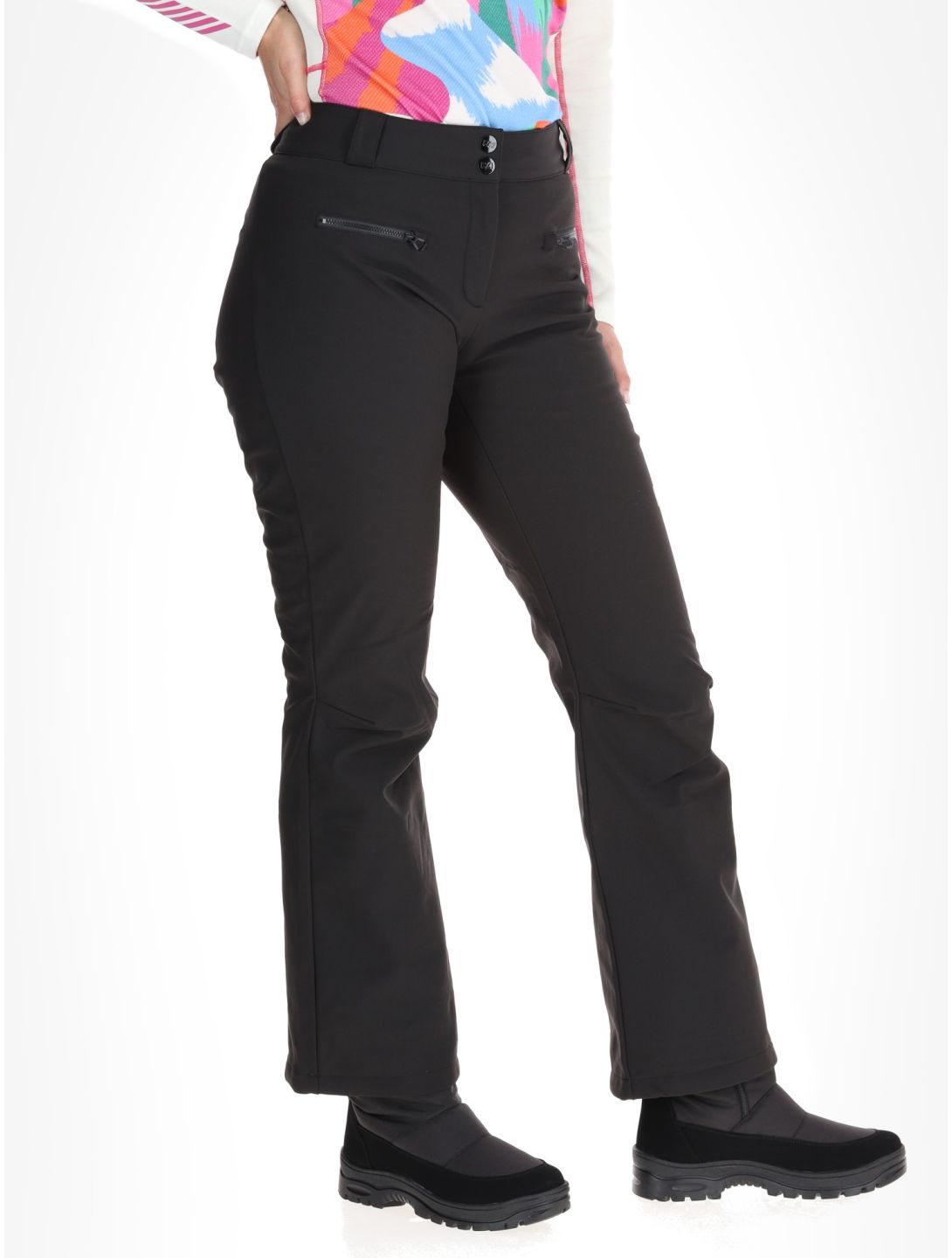 Helly Hansen, W Bellissimo 2 Softshell Skihose Damen Black schwarz 