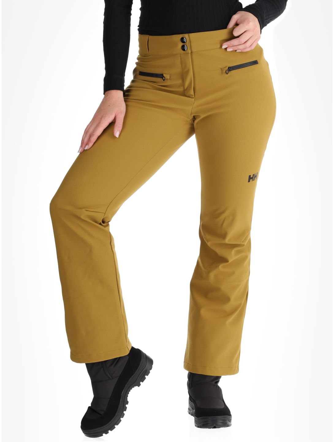 Helly Hansen, W Bellissimo 2 Softshell Skihose Damen Lynx braun 