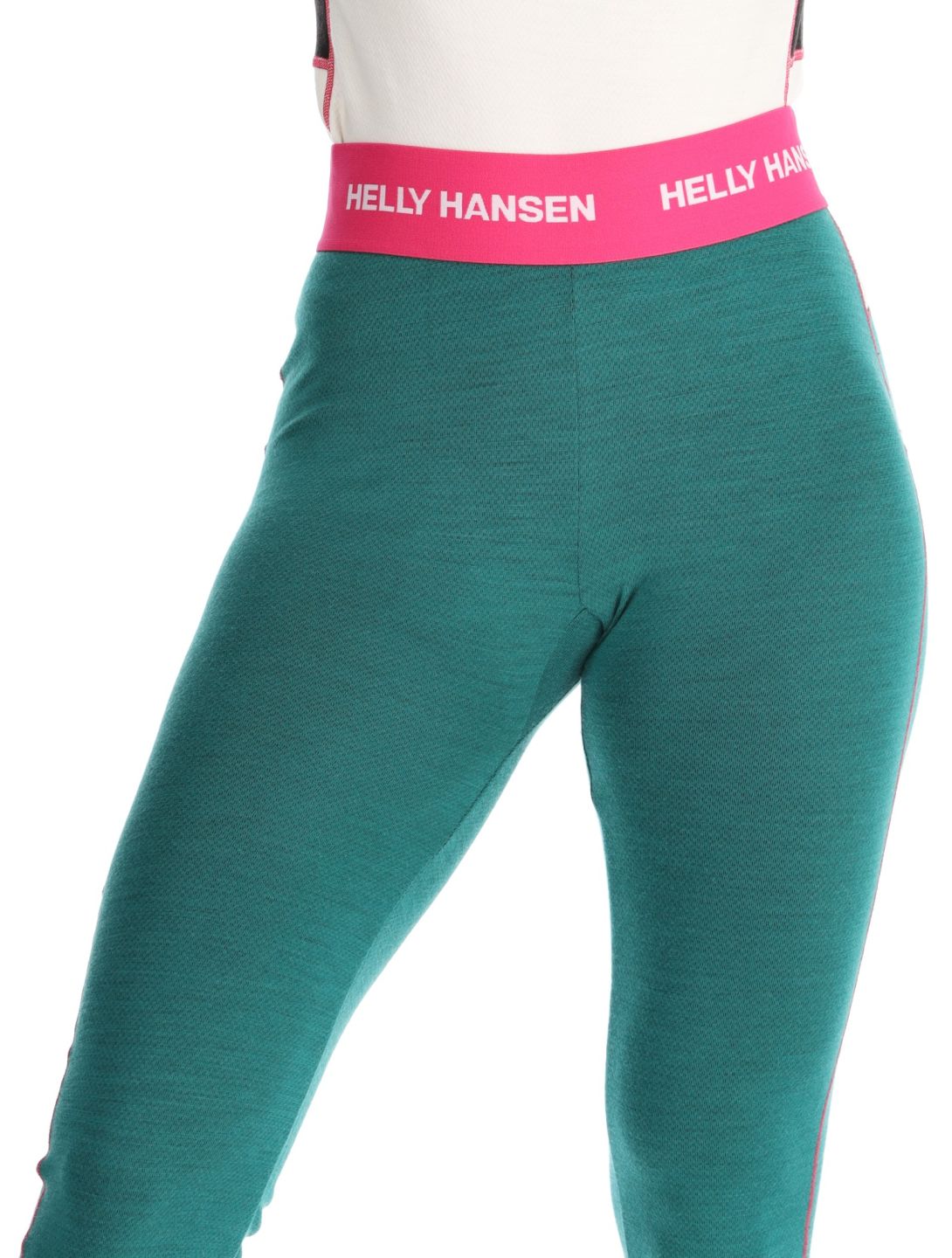 Helly Hansen, W Lifa Merino Midweight Thermohose Damen Emerald grün 