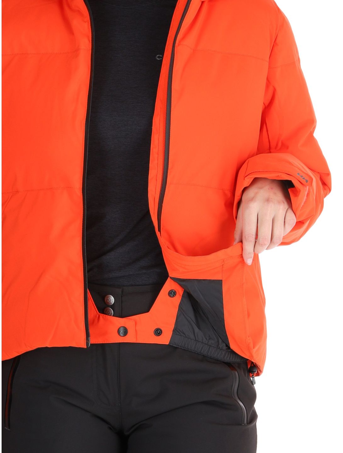 Helly Hansen, W Nora Short Puffy Skijacke Damen Cherry Tomato orange 