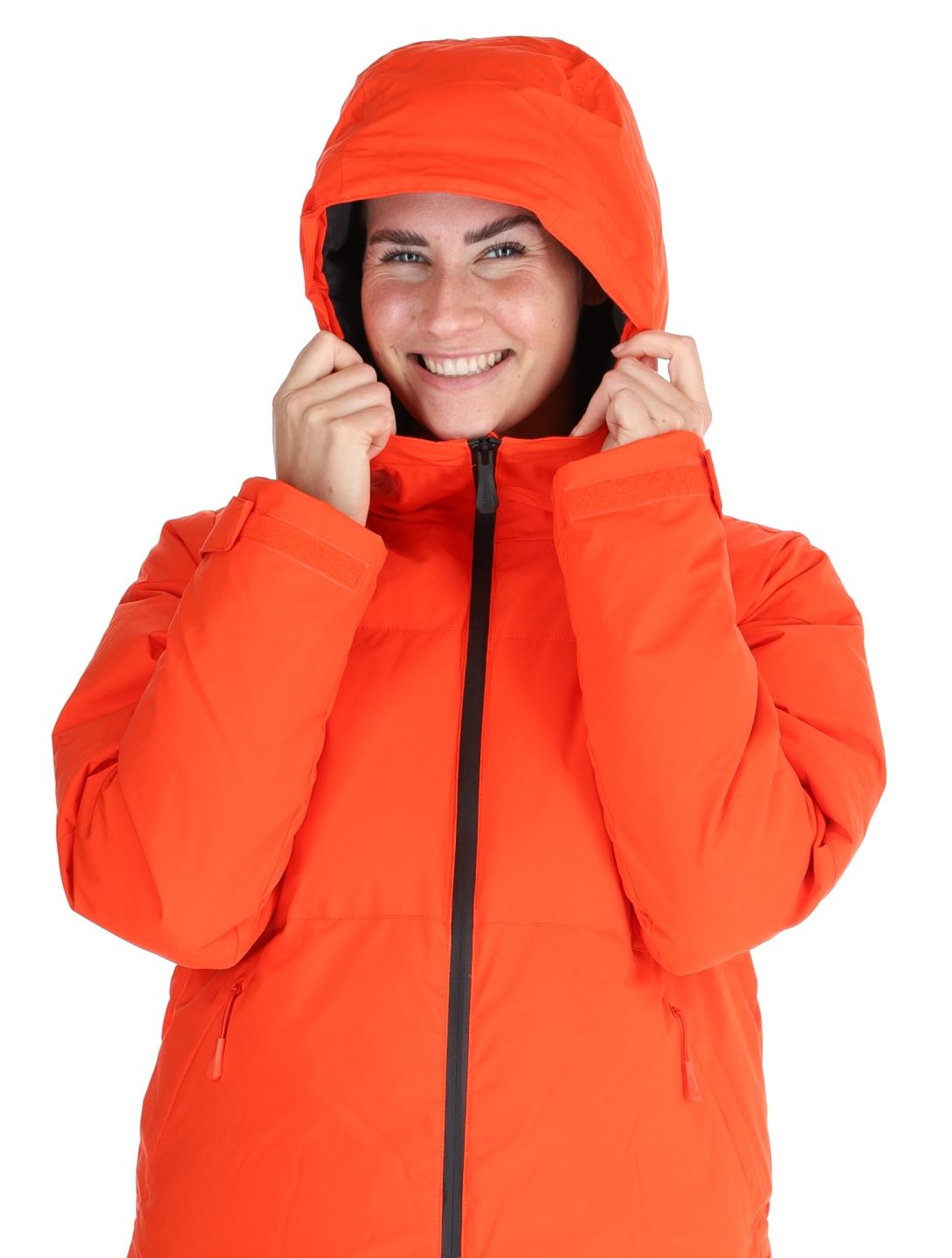 Helly Hansen, W Nora Short Puffy Skijacke Damen Cherry Tomato orange 