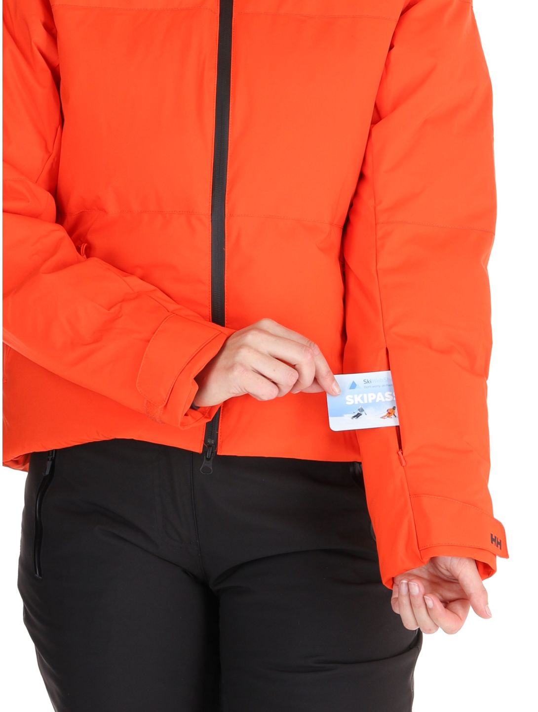 Helly Hansen, W Nora Short Puffy Skijacke Damen Cherry Tomato orange 