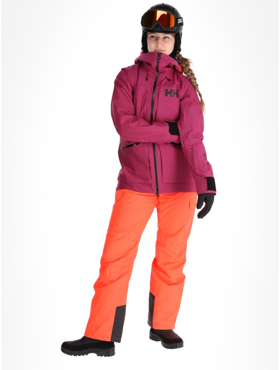 Helly Hansen, W Powderqueen 3.0 Skijacke Damen Magenta violett 