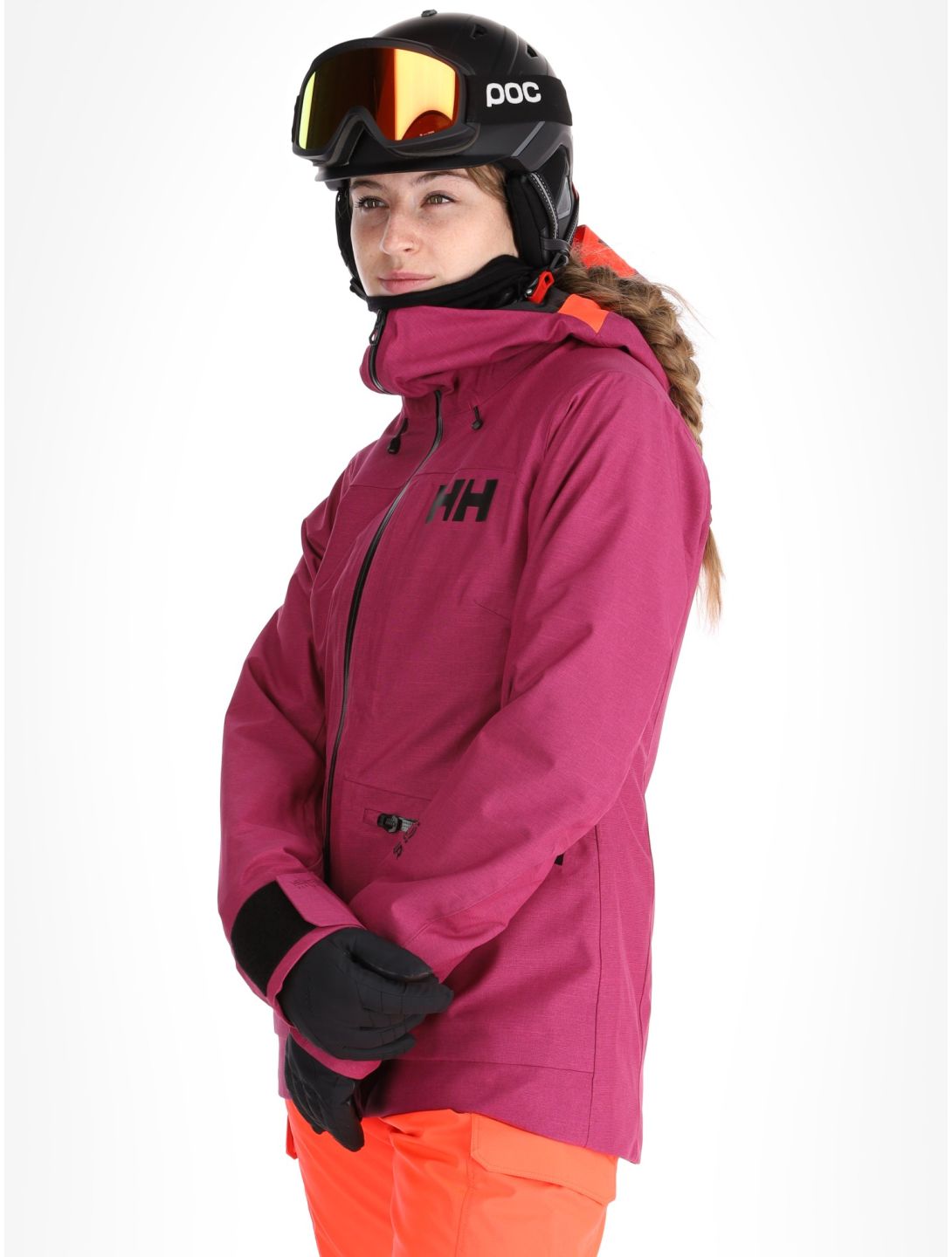 Helly Hansen, W Powderqueen 3.0 Skijacke Damen Magenta violett 