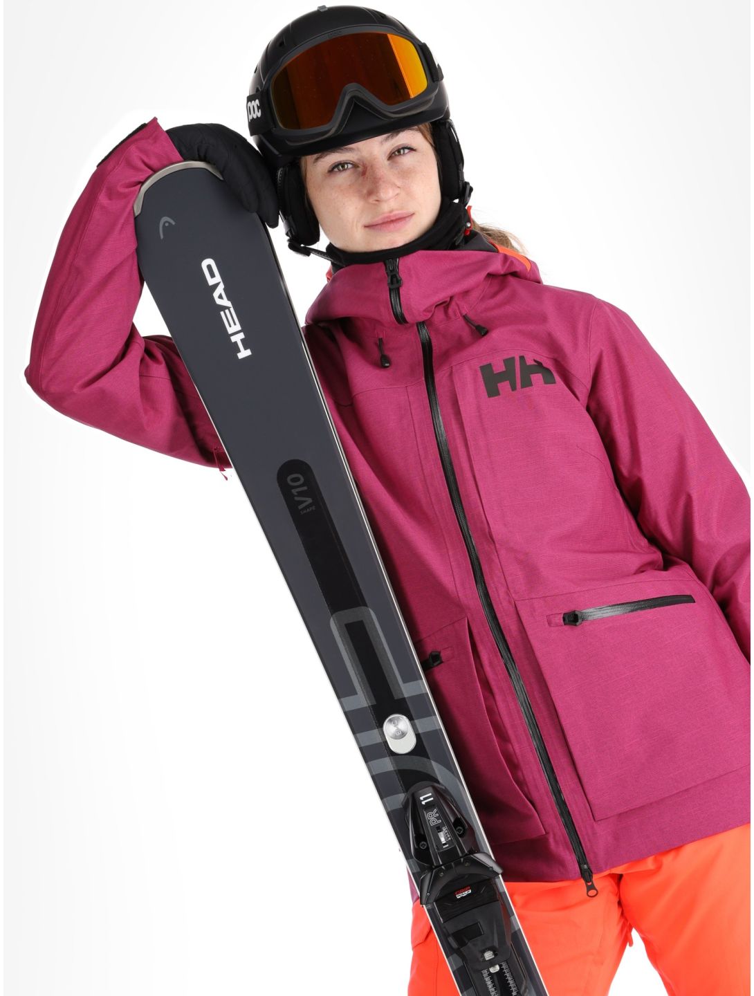 Helly Hansen, W Powderqueen 3.0 Skijacke Damen Magenta violett 