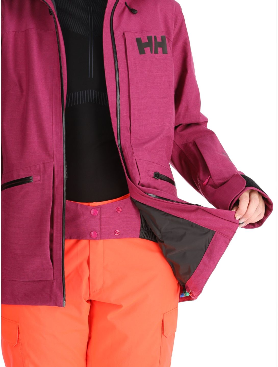 Helly Hansen, W Powderqueen 3.0 Skijacke Damen Magenta violett 