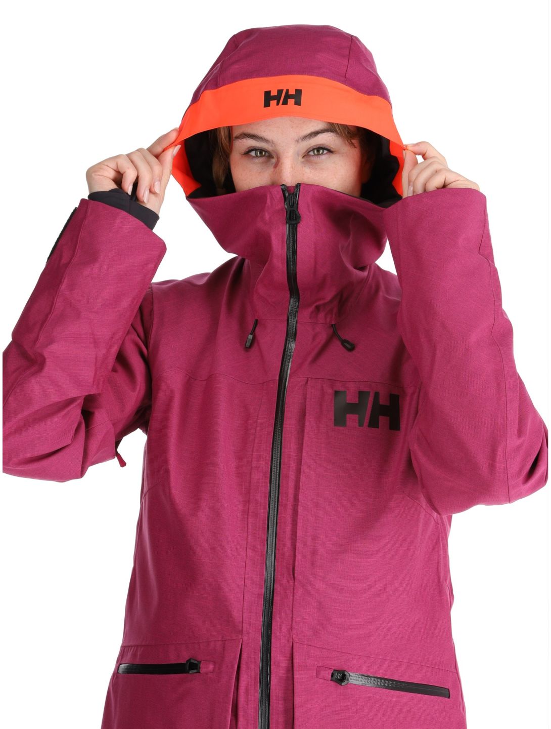 Helly Hansen, W Powderqueen 3.0 Skijacke Damen Magenta violett 