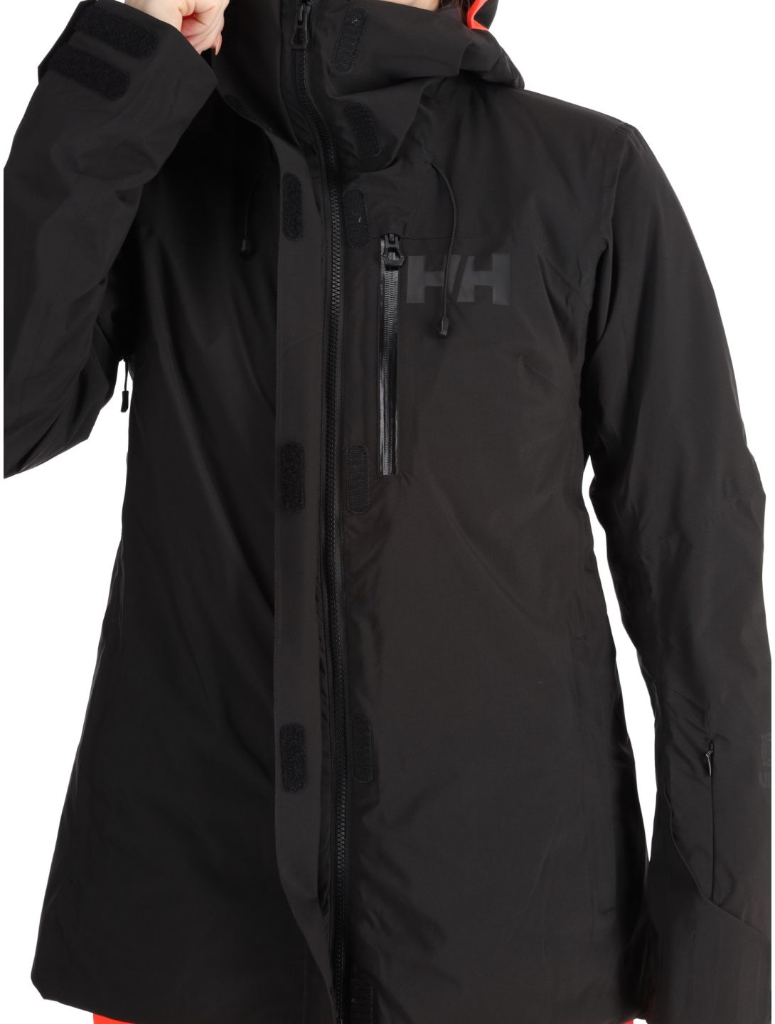 Helly Hansen, W Powshot Skijacke Damen Black schwarz 