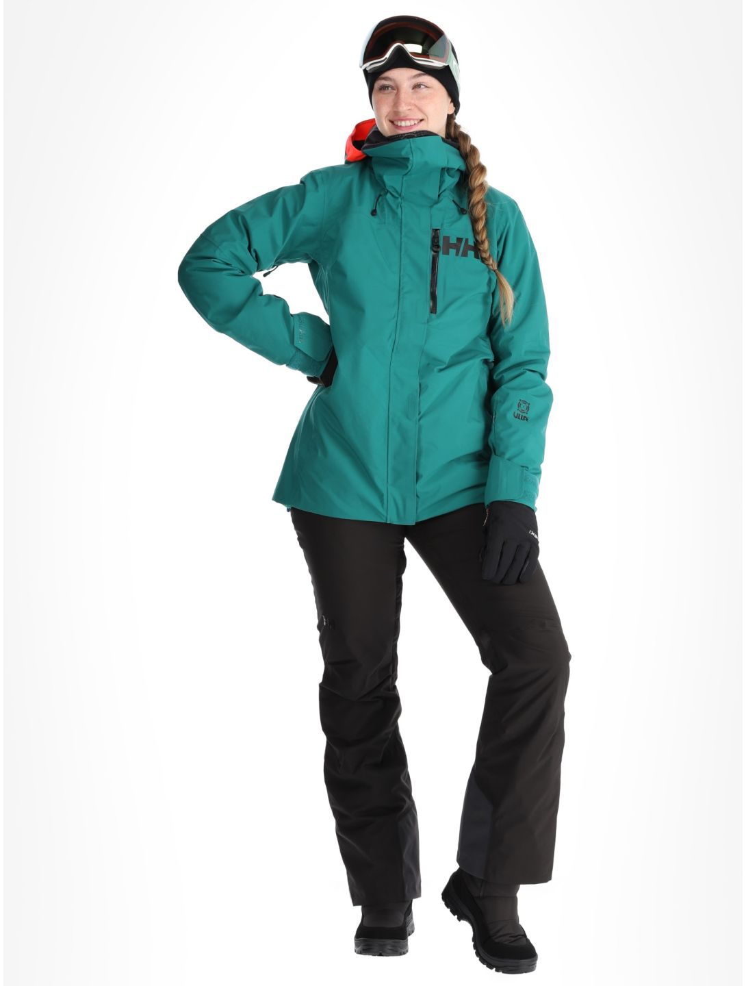 Helly Hansen, W Powshot Skijacke Damen Emerald grün 