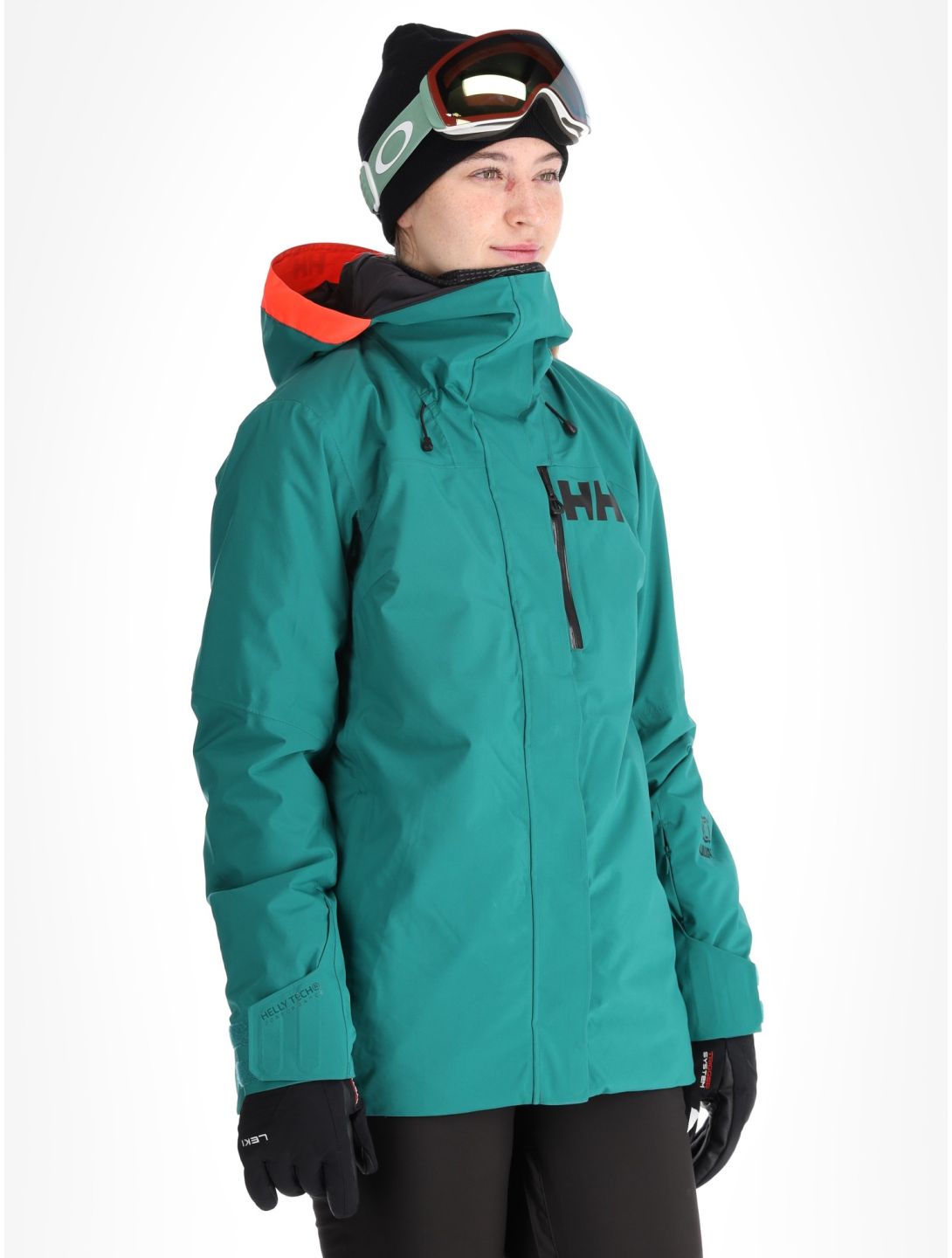 Helly Hansen, W Powshot Skijacke Damen Emerald grün 