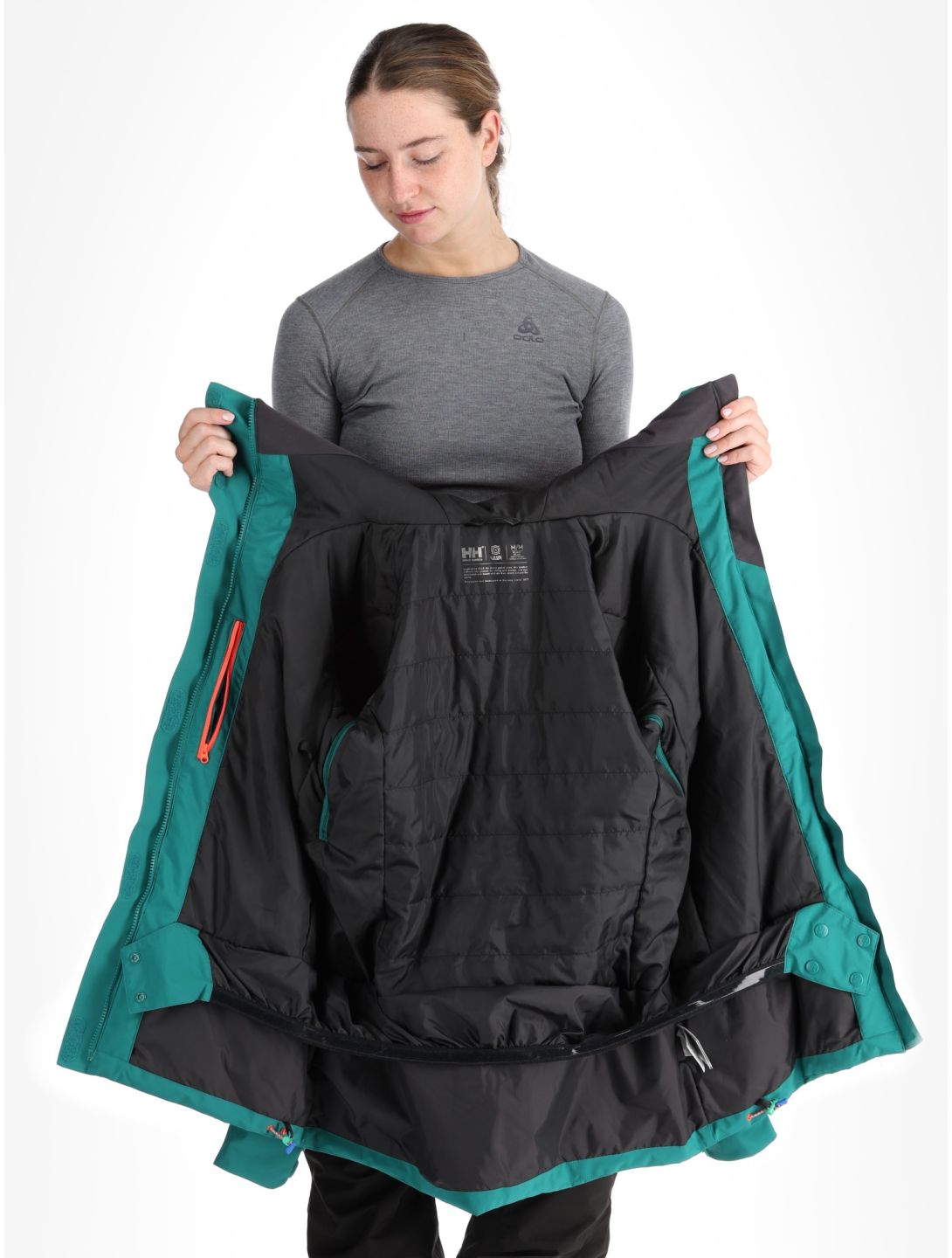 Helly Hansen, W Powshot Skijacke Damen Emerald grün 