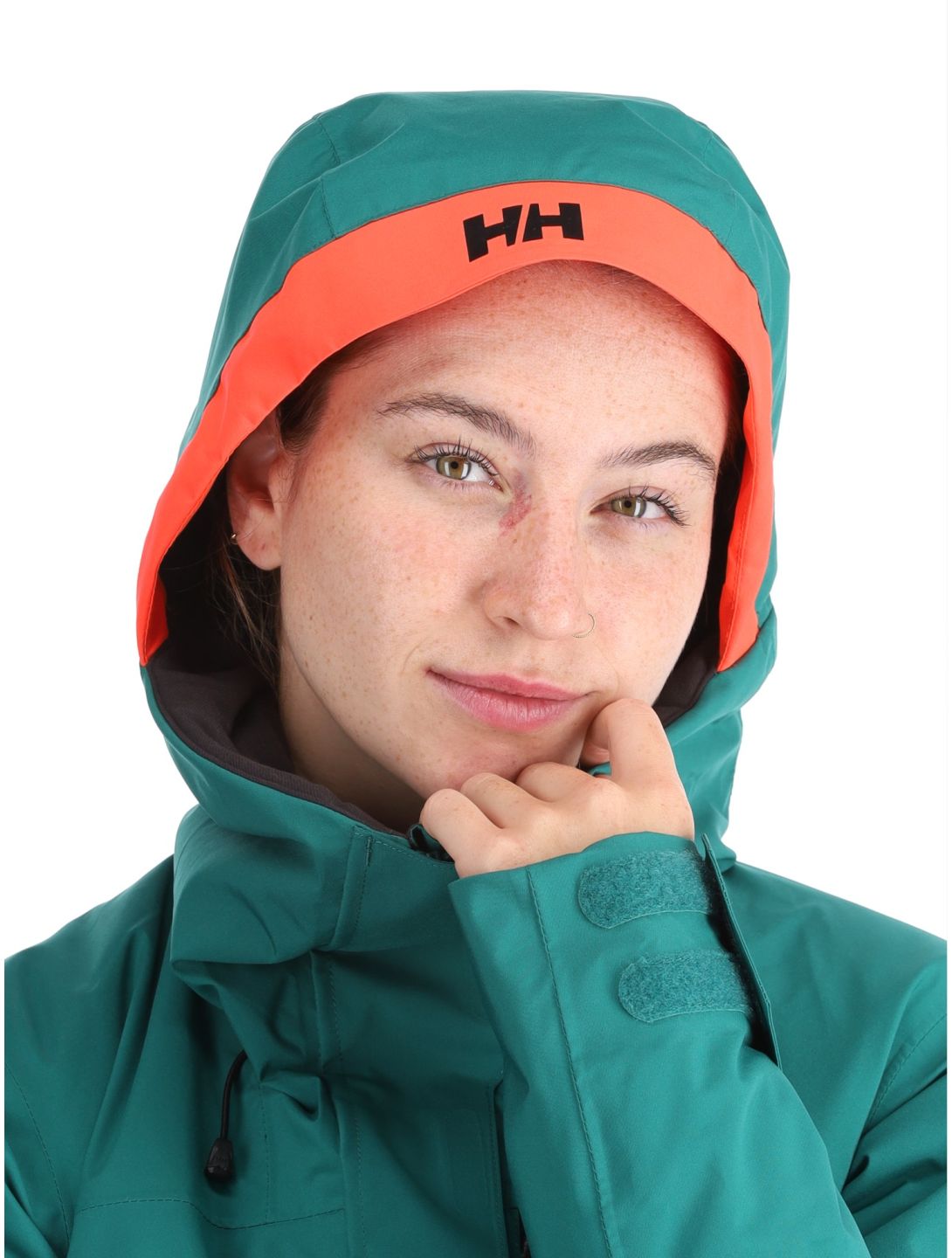 Helly Hansen, W Powshot Skijacke Damen Emerald grün 