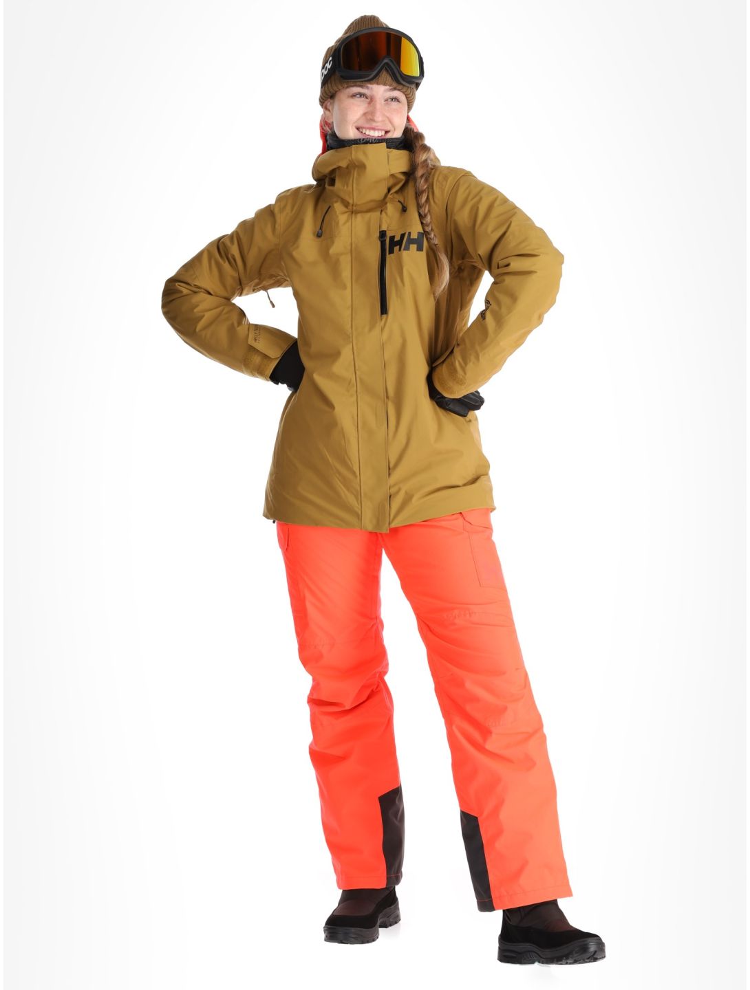 Helly Hansen, W Powshot Skijacke Damen Lynx gelb 