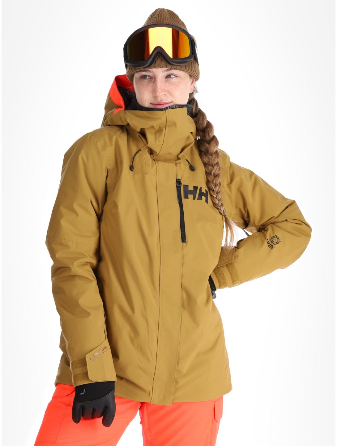 Helly Hansen, W Powshot Skijacke Damen Lynx gelb 