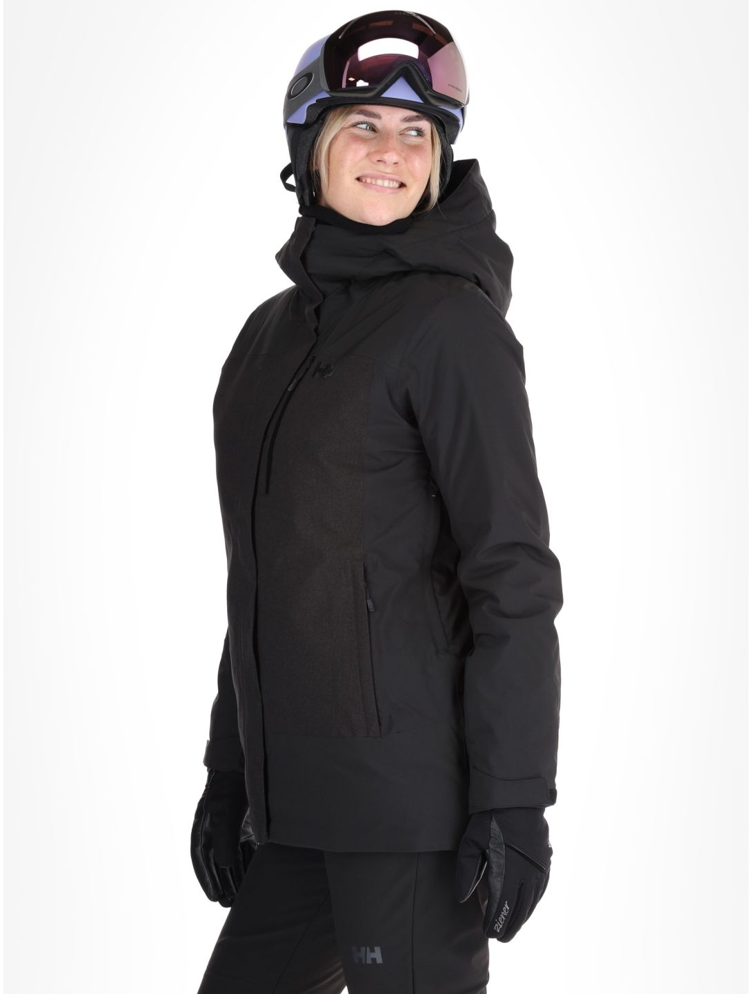 Helly Hansen, W Snowplay Long Insulated Skijacke Damen Black schwarz 