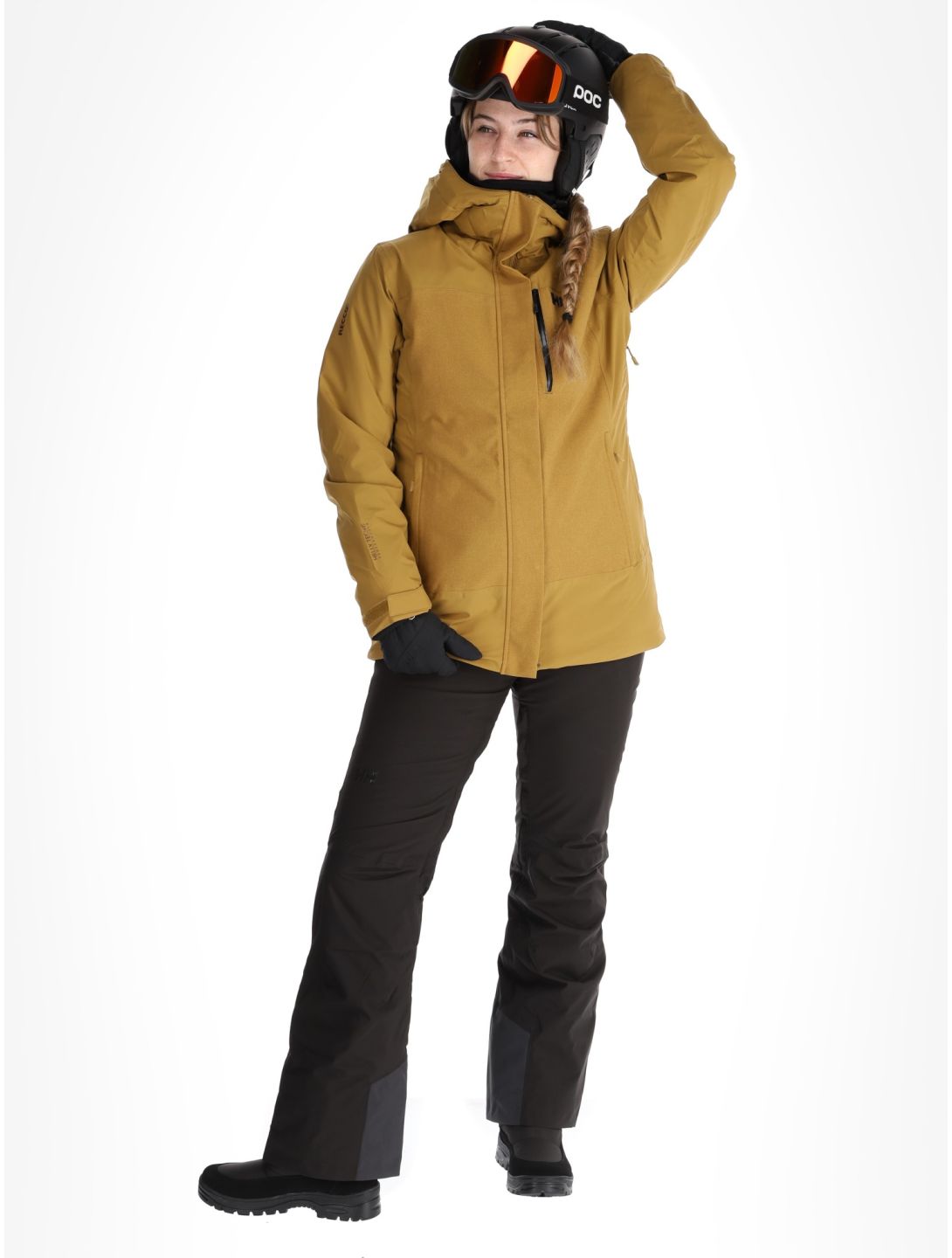 Helly Hansen, W Snowplay Long Insulated Skijacke Damen Lynx gelb 