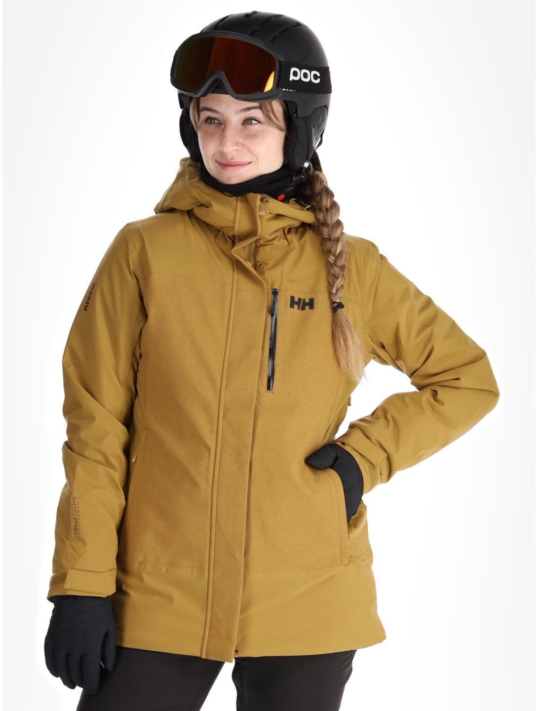 Helly Hansen, W Snowplay Long Insulated Skijacke Damen Lynx gelb 