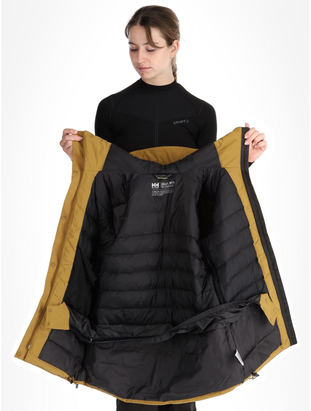 Helly Hansen, W Snowplay Long Insulated Skijacke Damen Lynx gelb 