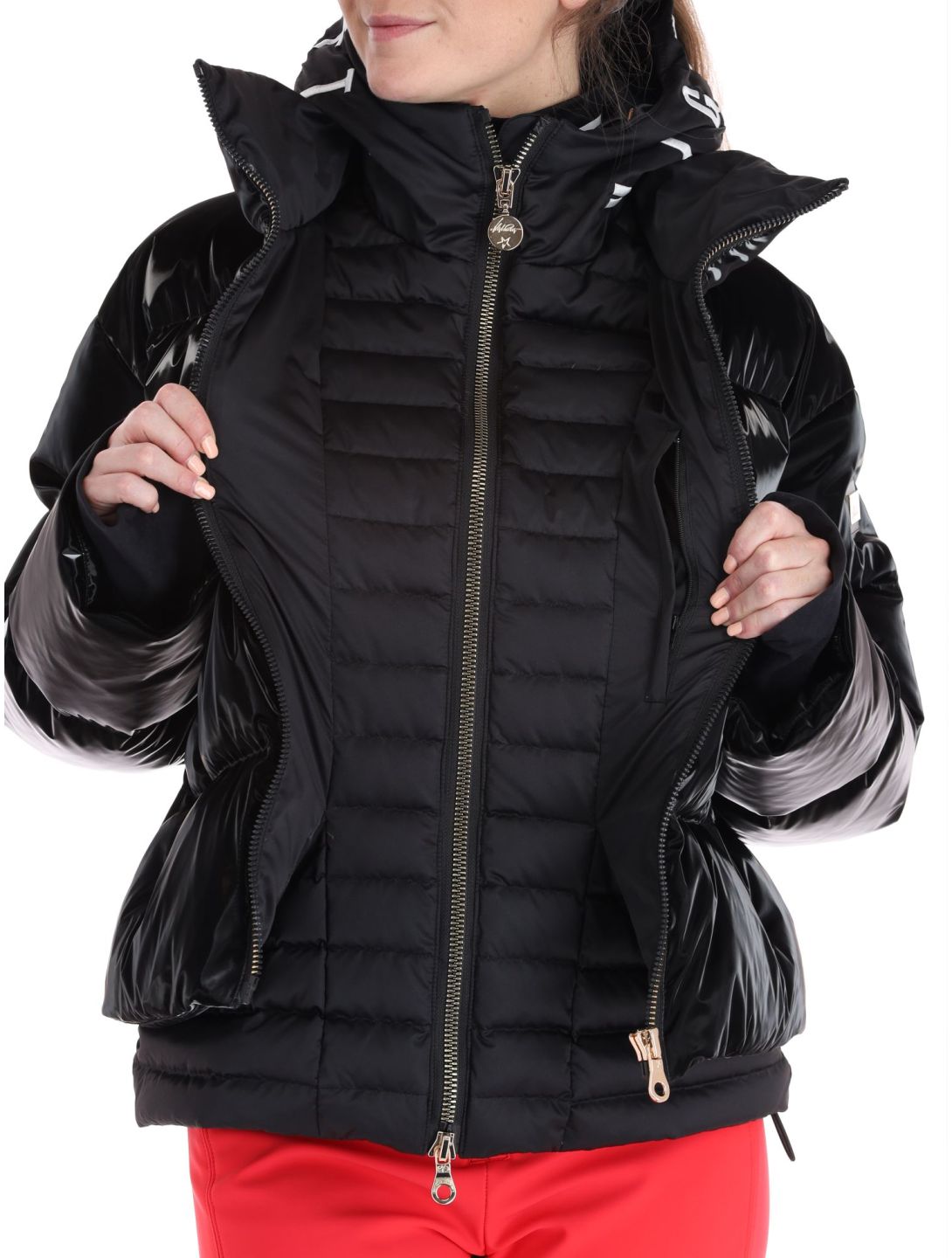 High Society, Ally Skijacke Damen Black schwarz 