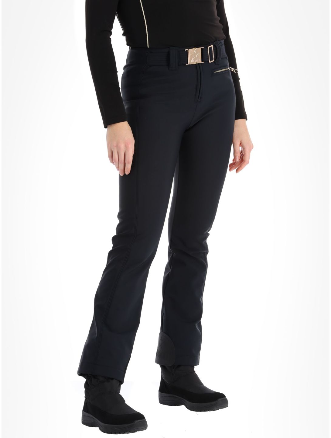 High Society, Lia Softshell Skihose Damen Black schwarz 