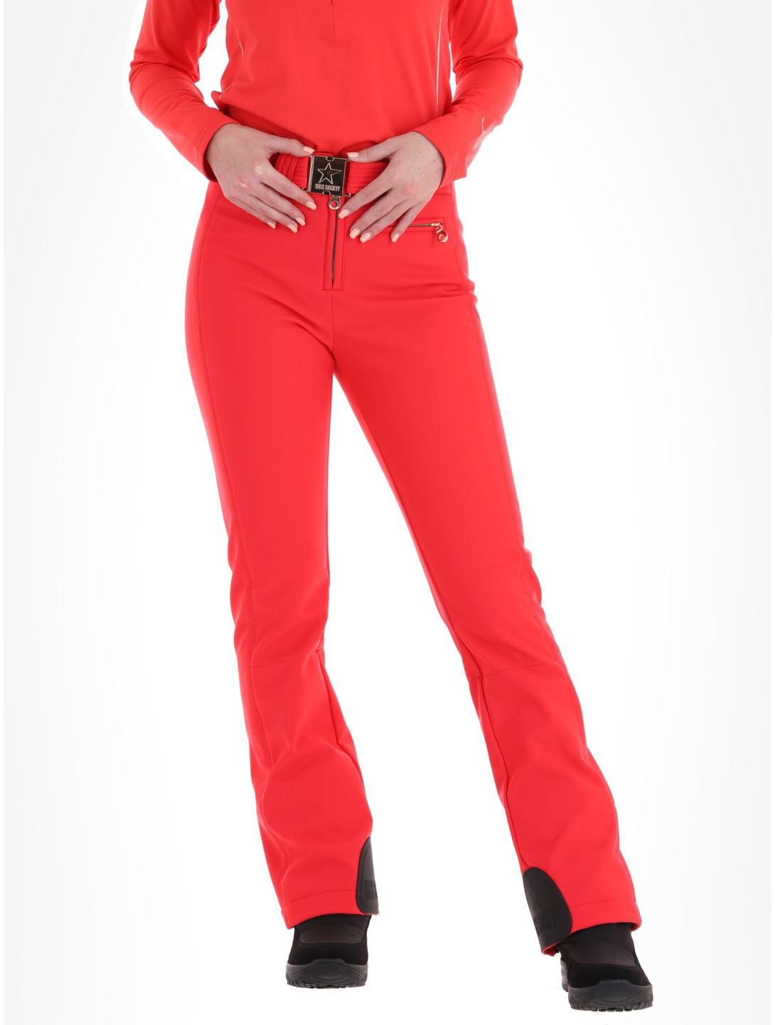 High Society, Lia Softshell Skihose Damen Red rot 