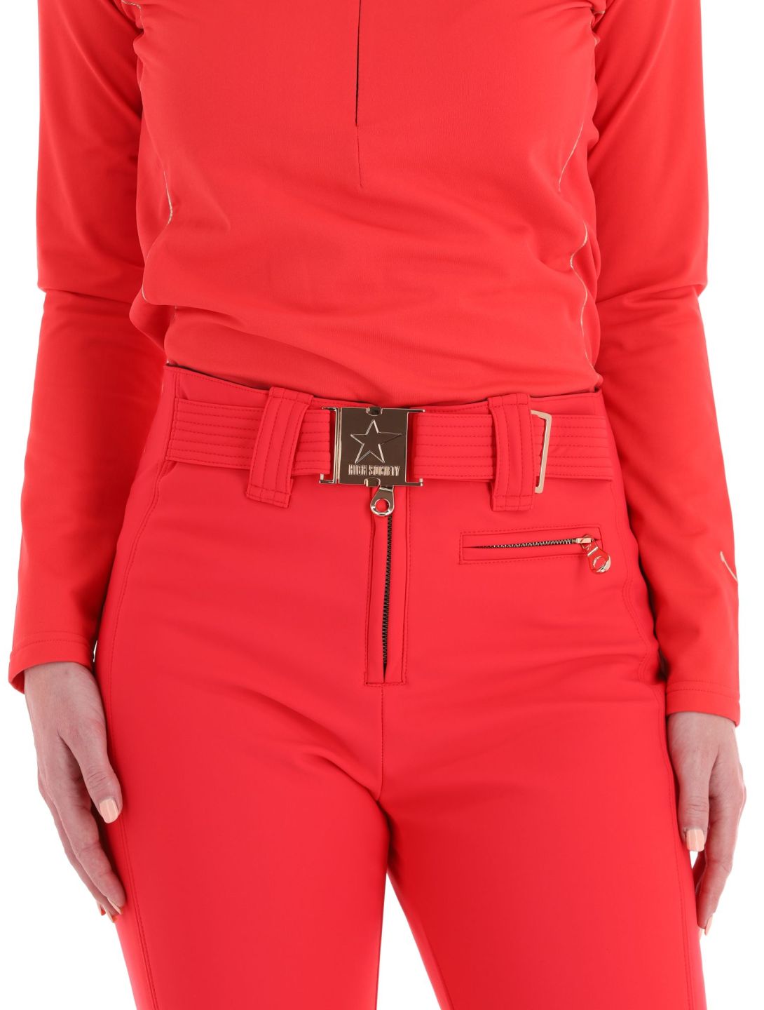 High Society, Lia Softshell Skihose Damen Red rot 