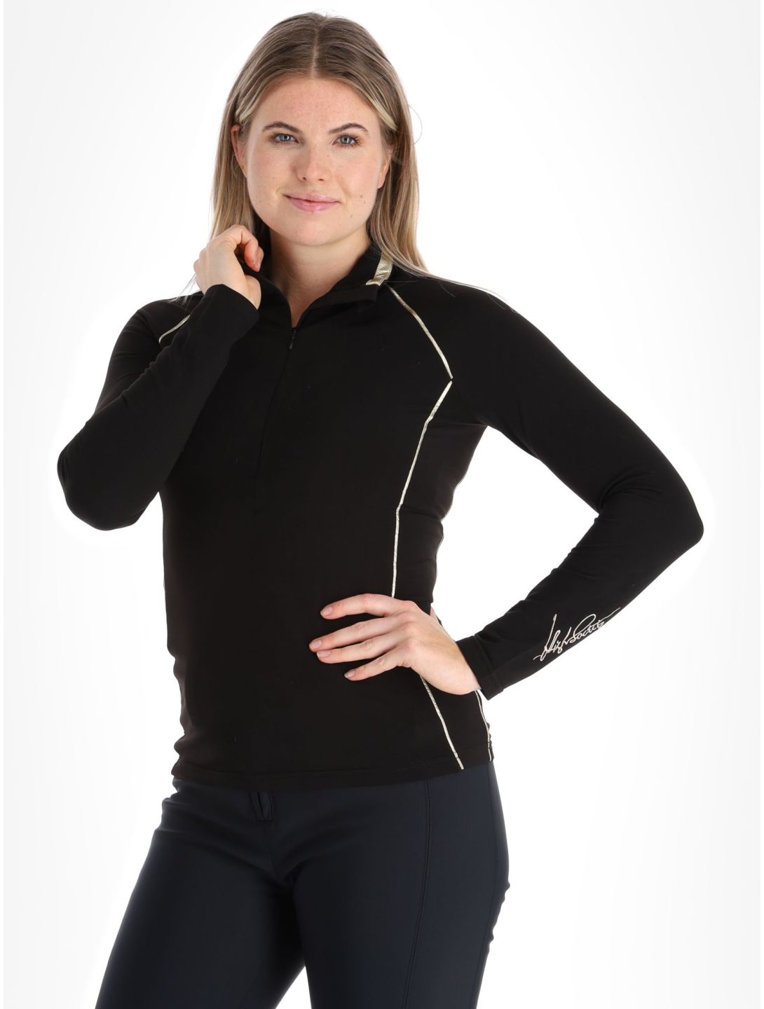 High Society, Rory Pullover Damen Black schwarz 