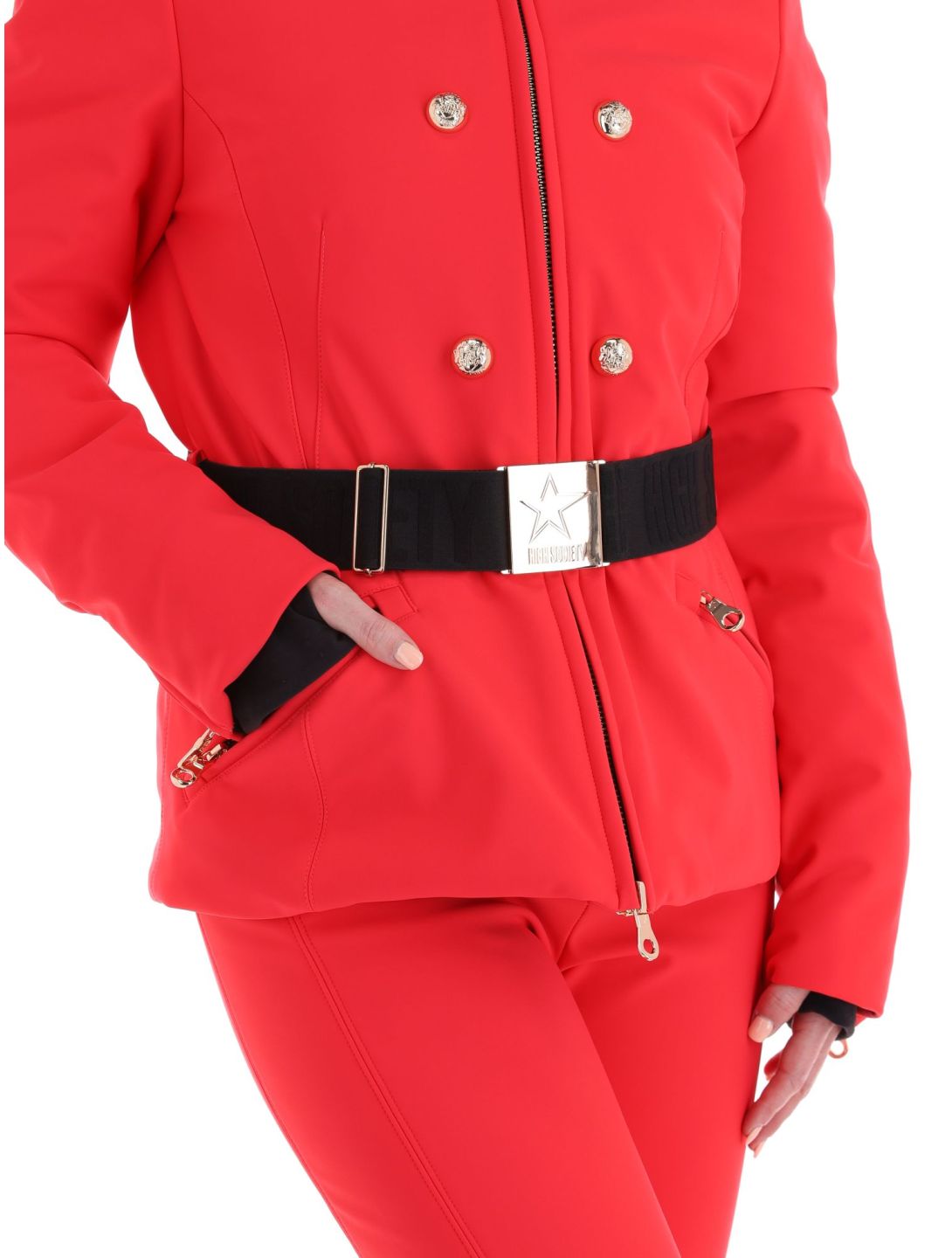 High Society, Scarlett Skijacke Damen Red rot 