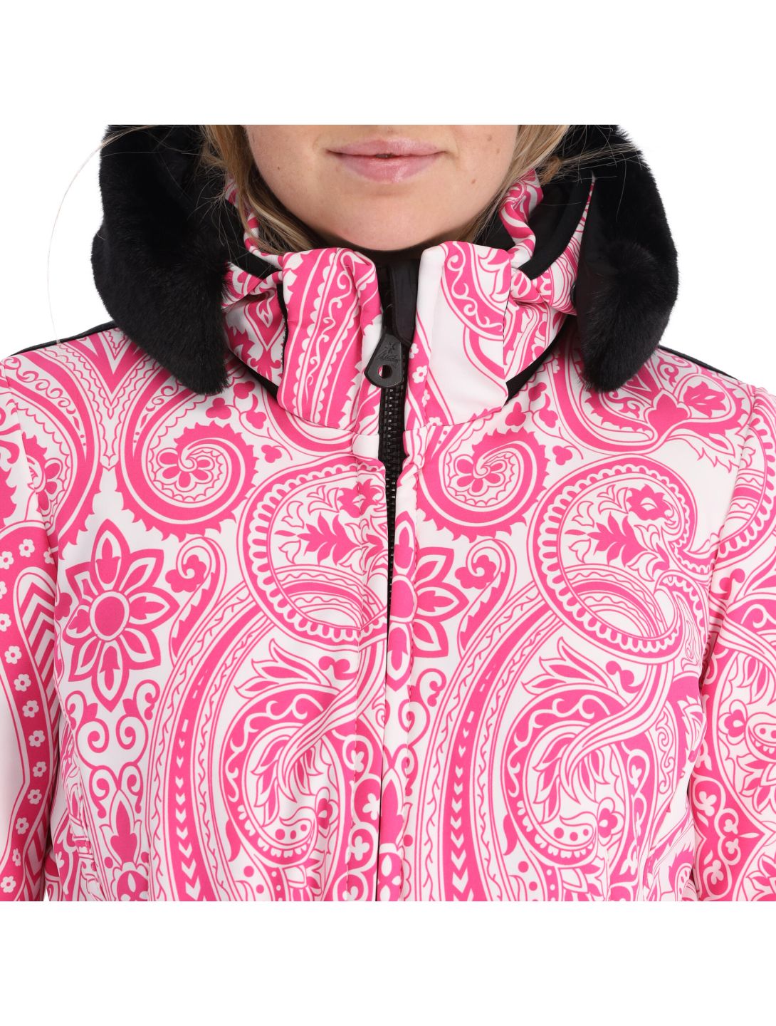 High Society, Elea Skijacke Damen paisley print rosa 