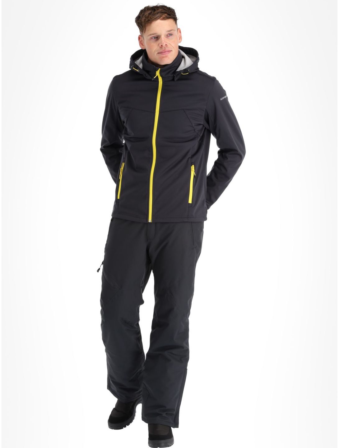 Icepeak, Biggs Softshell Skijacke Herren anthracite grau 