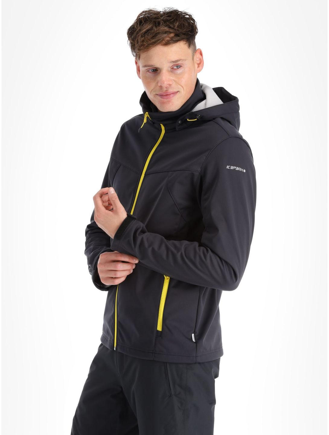 Icepeak, Biggs Softshell Skijacke Herren anthracite grau 