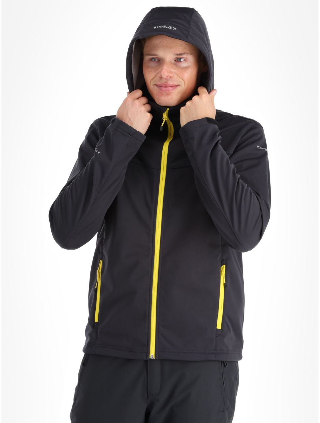 Icepeak, Biggs Softshell Skijacke Herren anthracite grau 