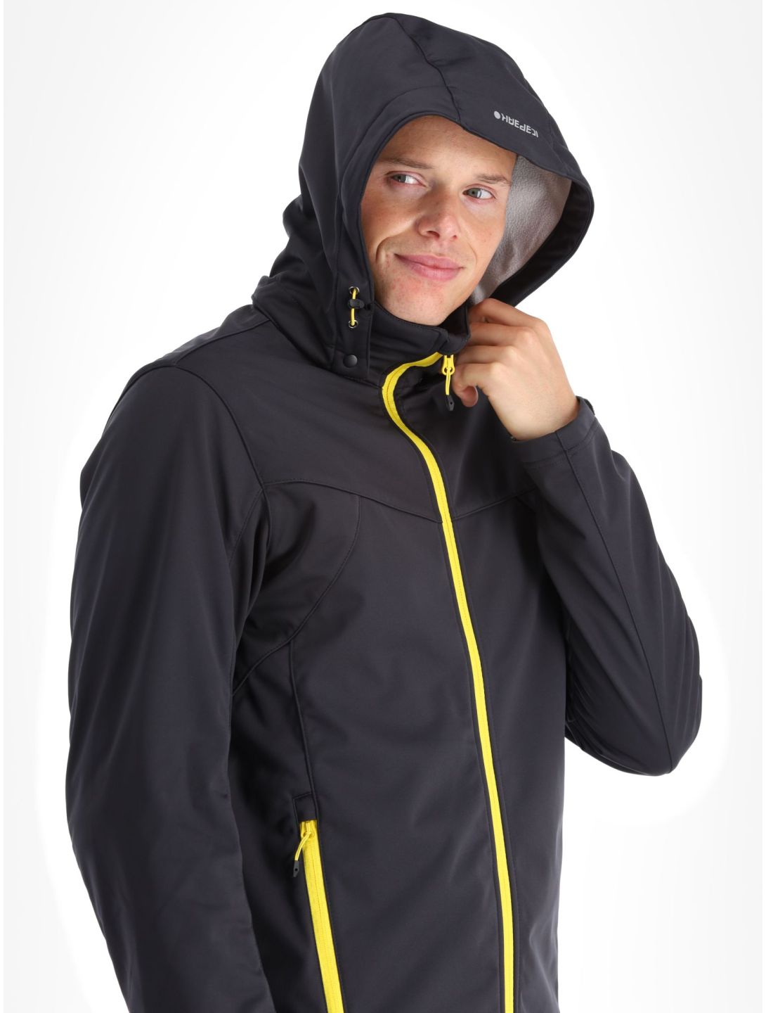 Icepeak, Biggs Softshell Skijacke Herren anthracite grau 