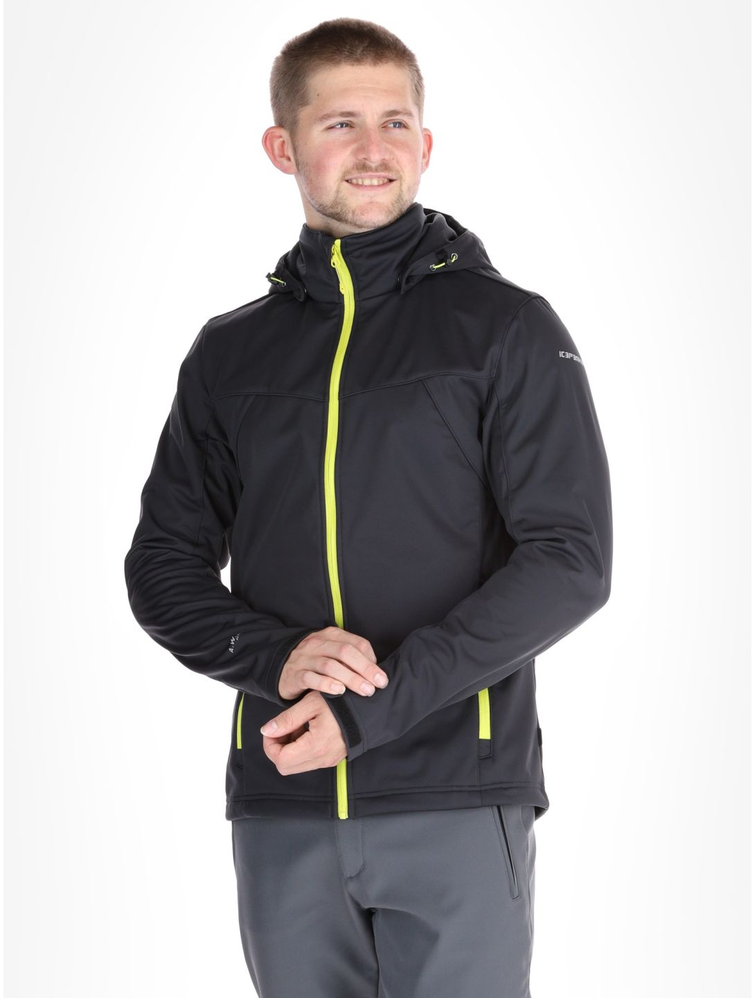 Icepeak, Biggs Softshell Skijacke Herren Anthracite grau 