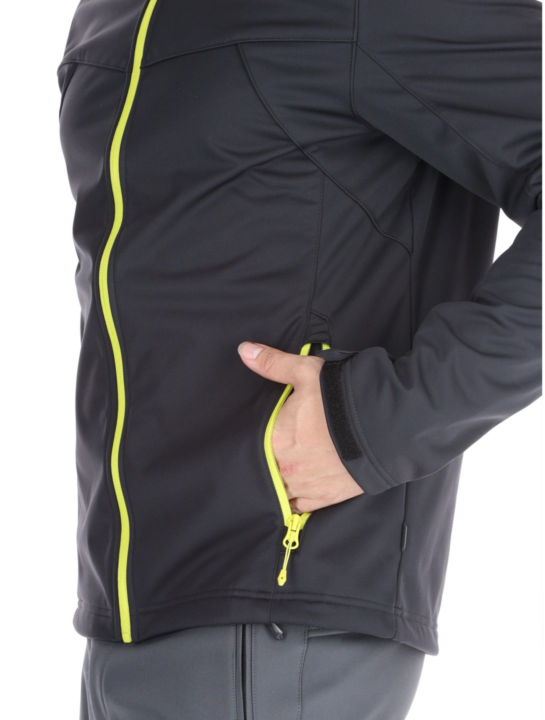 Icepeak, Biggs Softshell Skijacke Herren Anthracite grau 