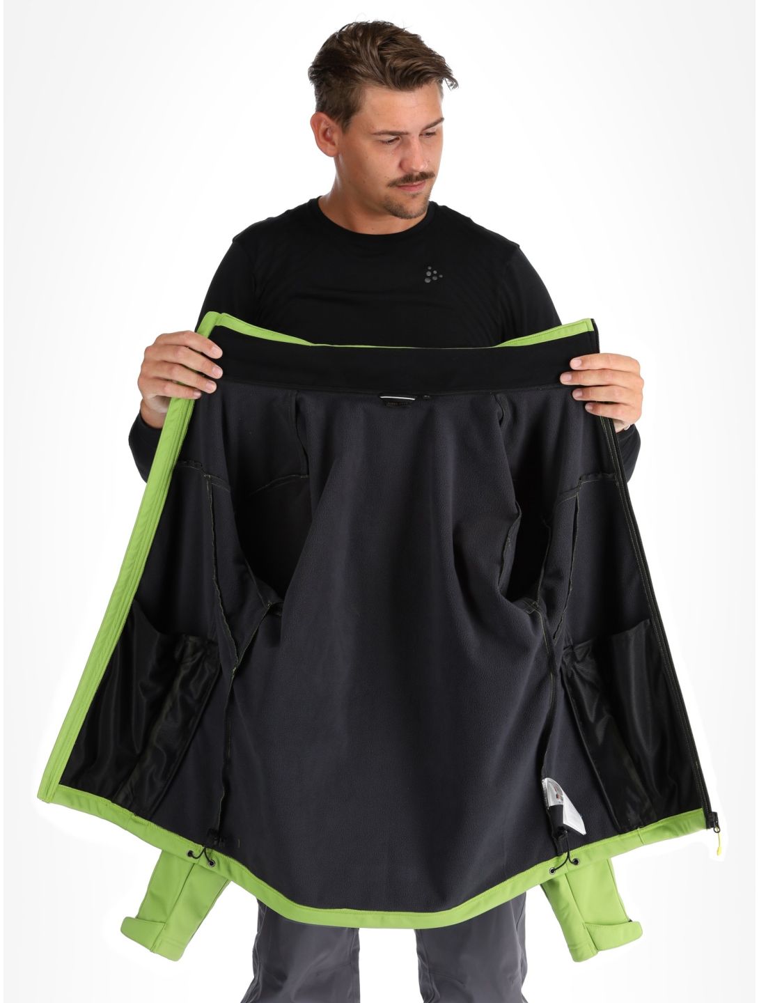 Icepeak, Biggs Softshell Skijacke Herren Asparagus grün 