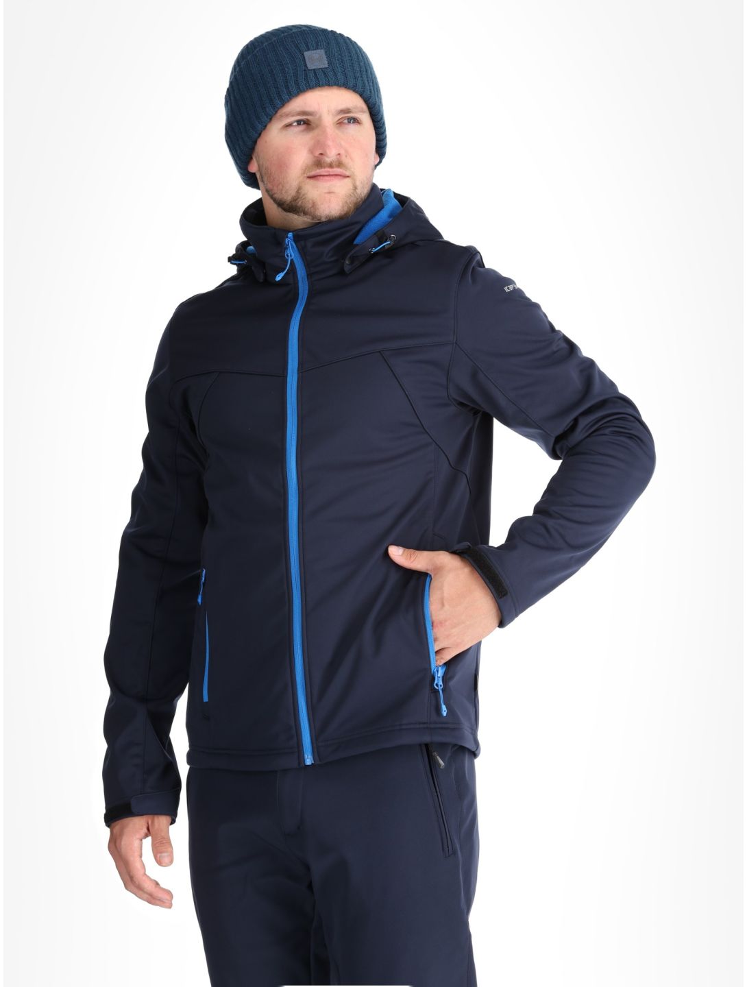 Icepeak, Biggs Softshell Skijacke Herren Blauw blau 