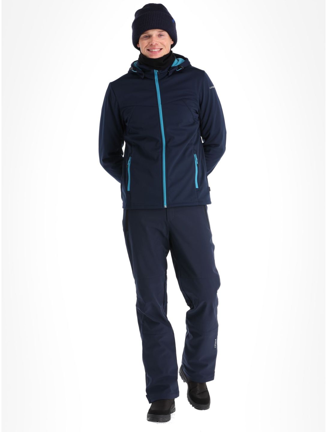 Icepeak, Biggs Softshell Skijacke Herren dark blau 