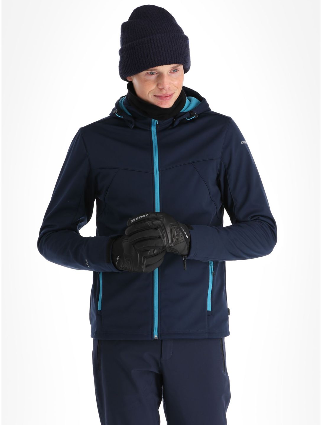 Icepeak, Biggs Softshell Skijacke Herren dark blau 