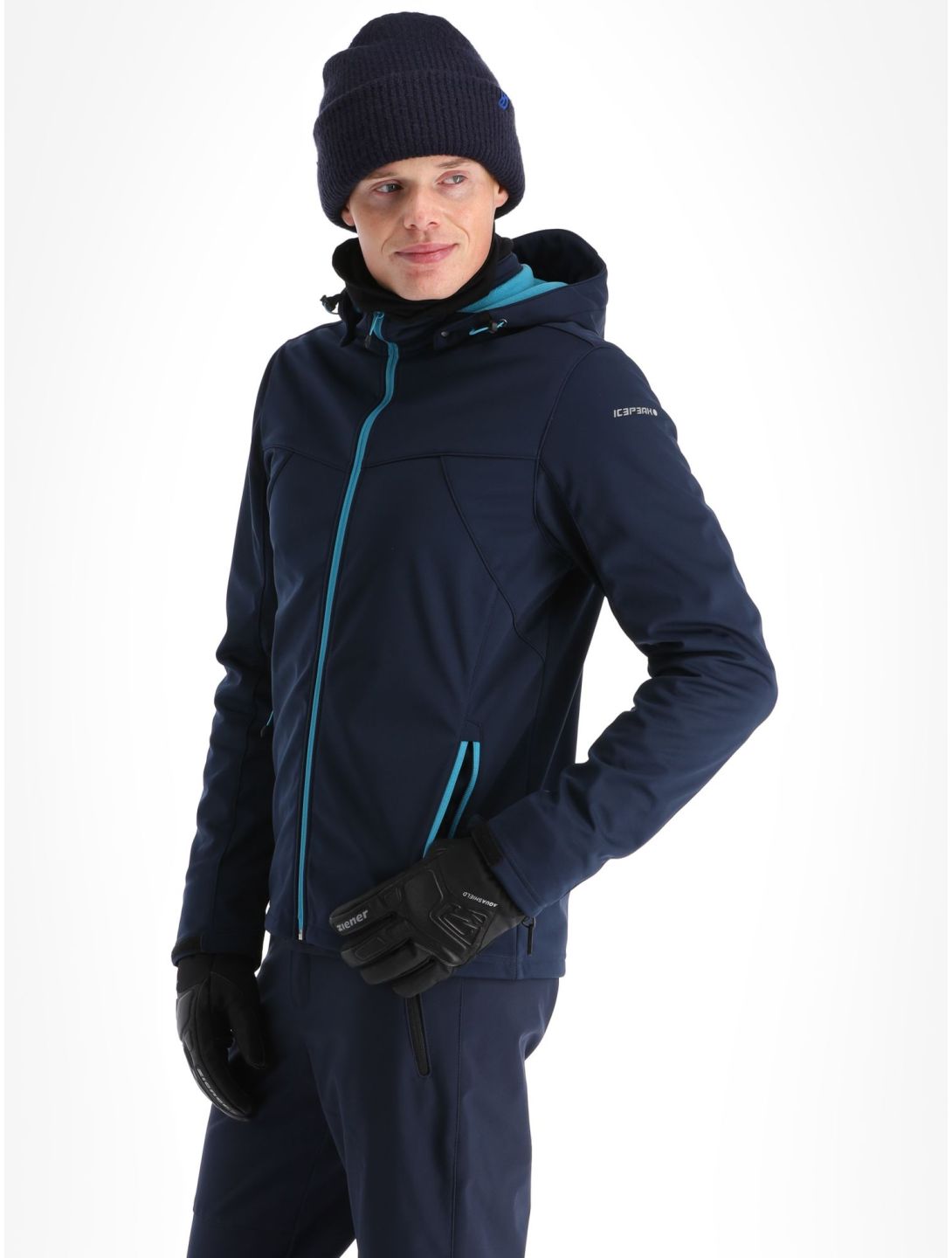 Icepeak, Biggs Softshell Skijacke Herren dark blau 