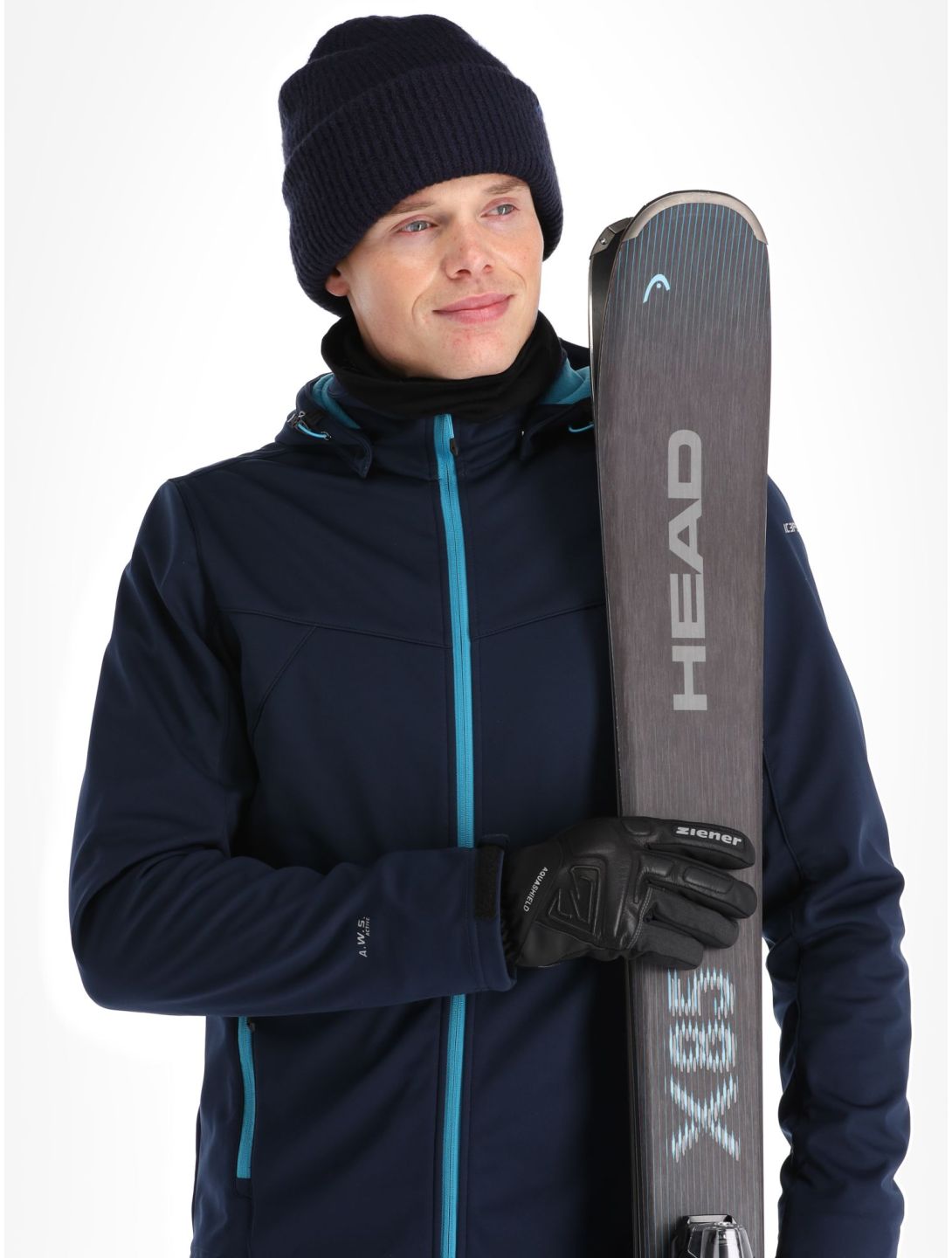 Icepeak, Biggs Softshell Skijacke Herren dark blau 