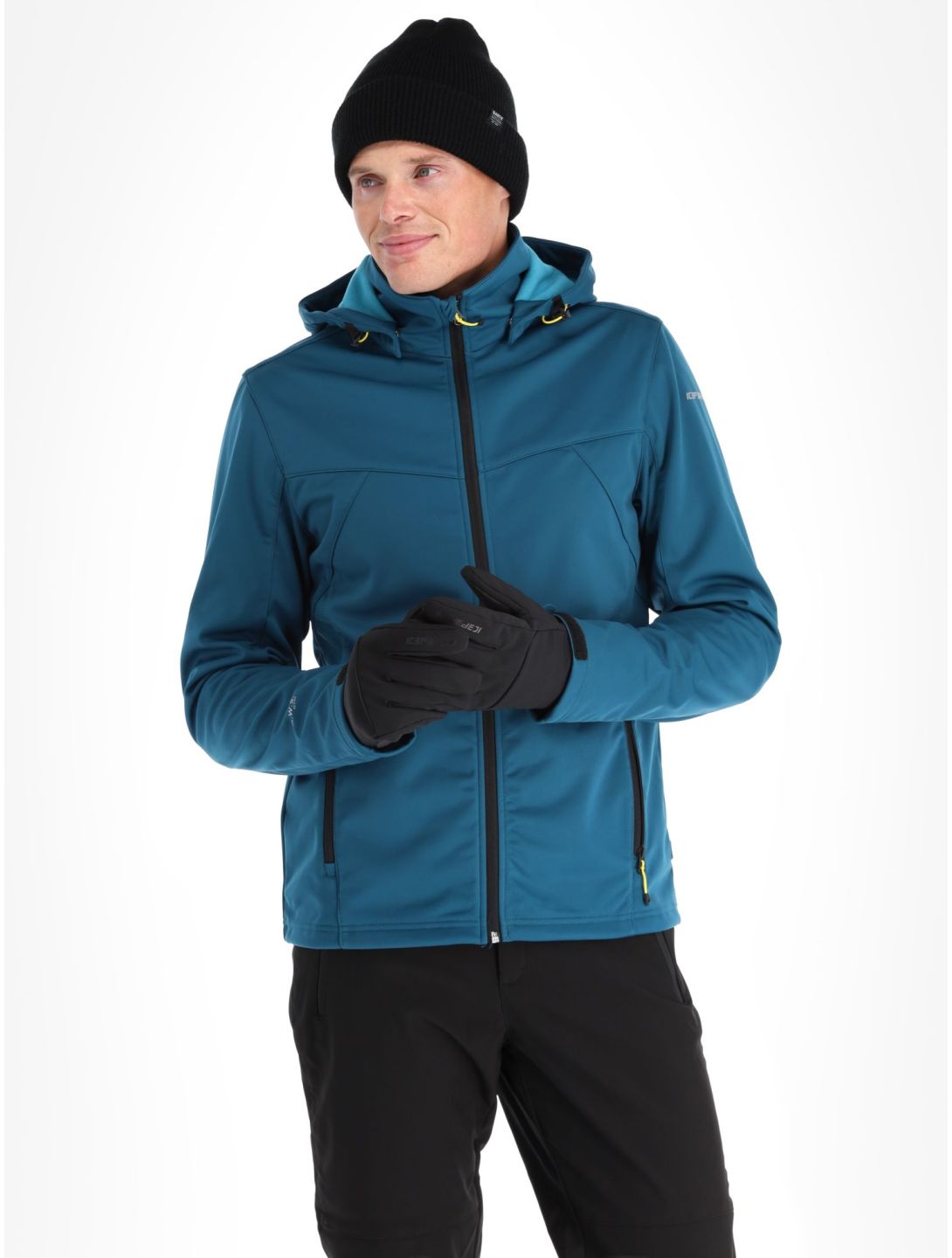 Icepeak, Biggs Softshell Skijacke Herren turquoise blau 