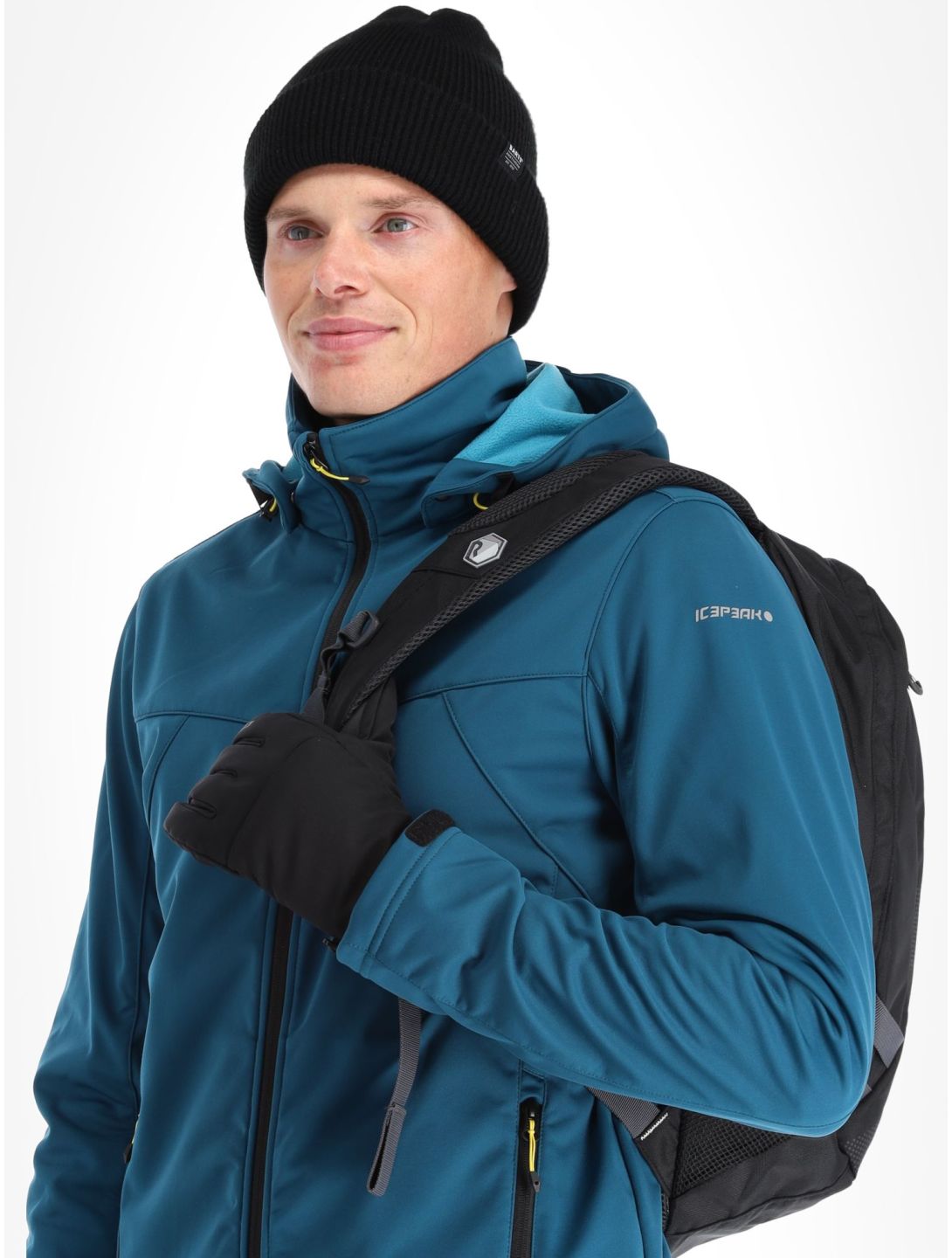 Icepeak, Biggs Softshell Skijacke Herren turquoise blau 